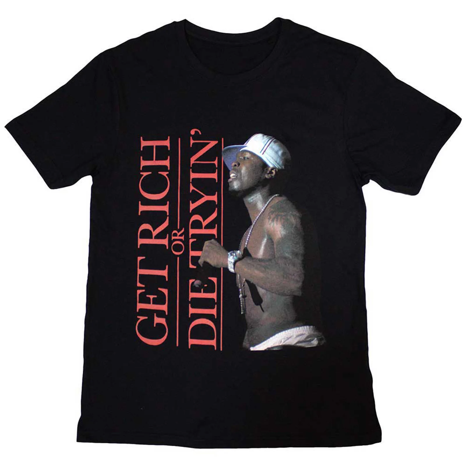 50 CENT - GET RICH - T-Shirt Black