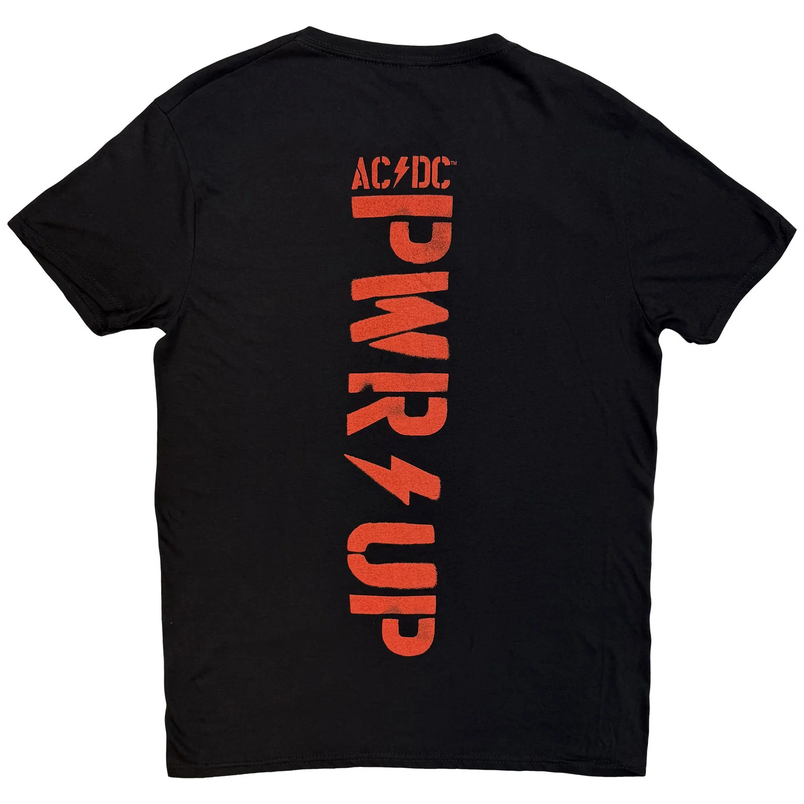 AC/DC - ANGUS FINGER HORNS - T-Shirt Black (Back Print) - Image 2