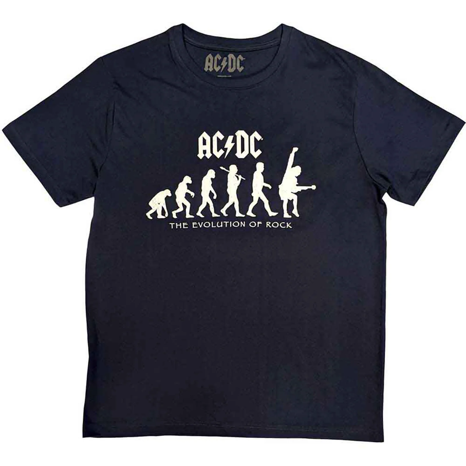AC/DC - EVOLUTION OF ROCK - T-Shirt Blue