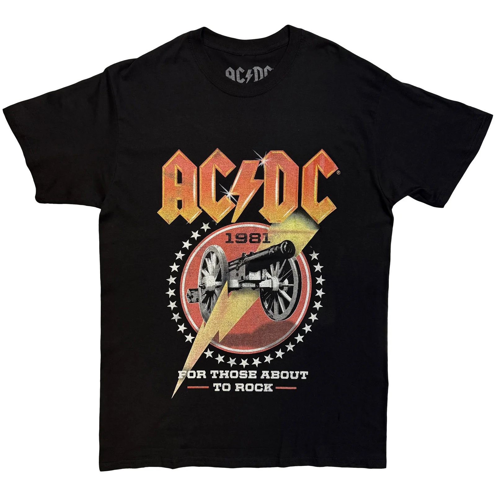 AC/DC - FOR THOSE ABOUT TO ROCK 81 - T-Shirt Black