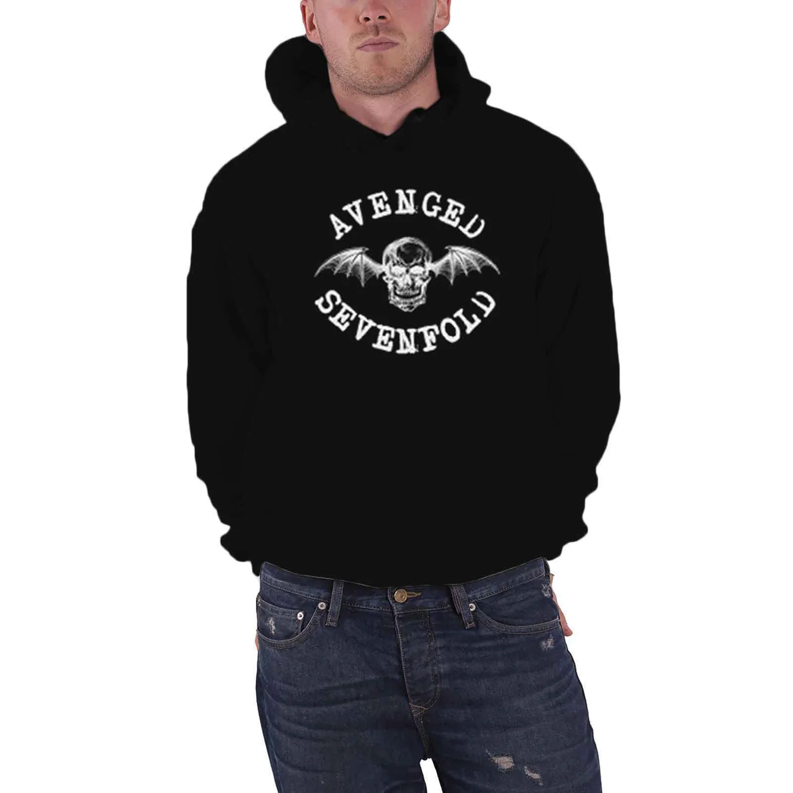 AVENGED SEVENFOLD - LOGO - Pullover Hoodie Black - Image 2