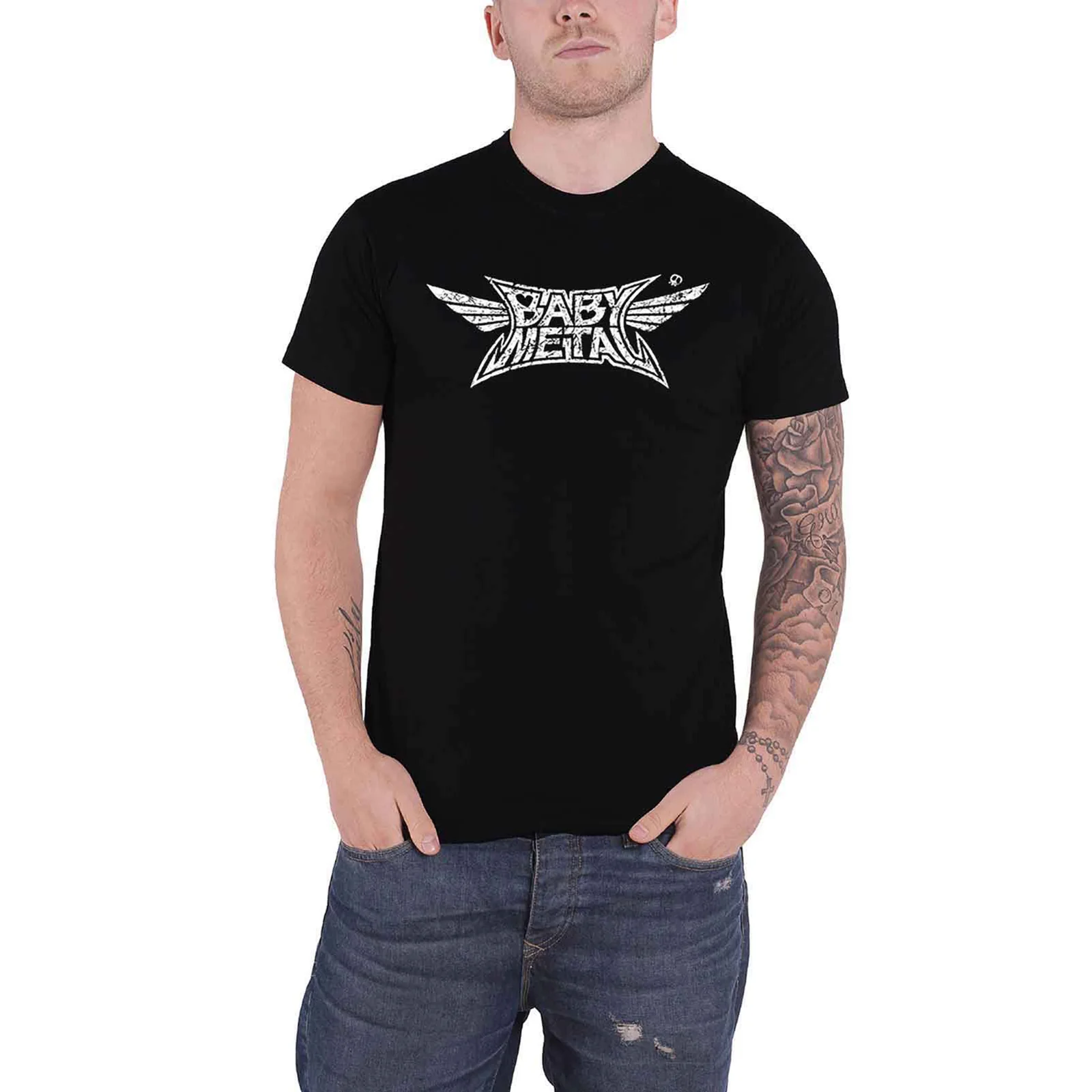 BABYMETAL - LOGO - T-Shirt Black - Image 2