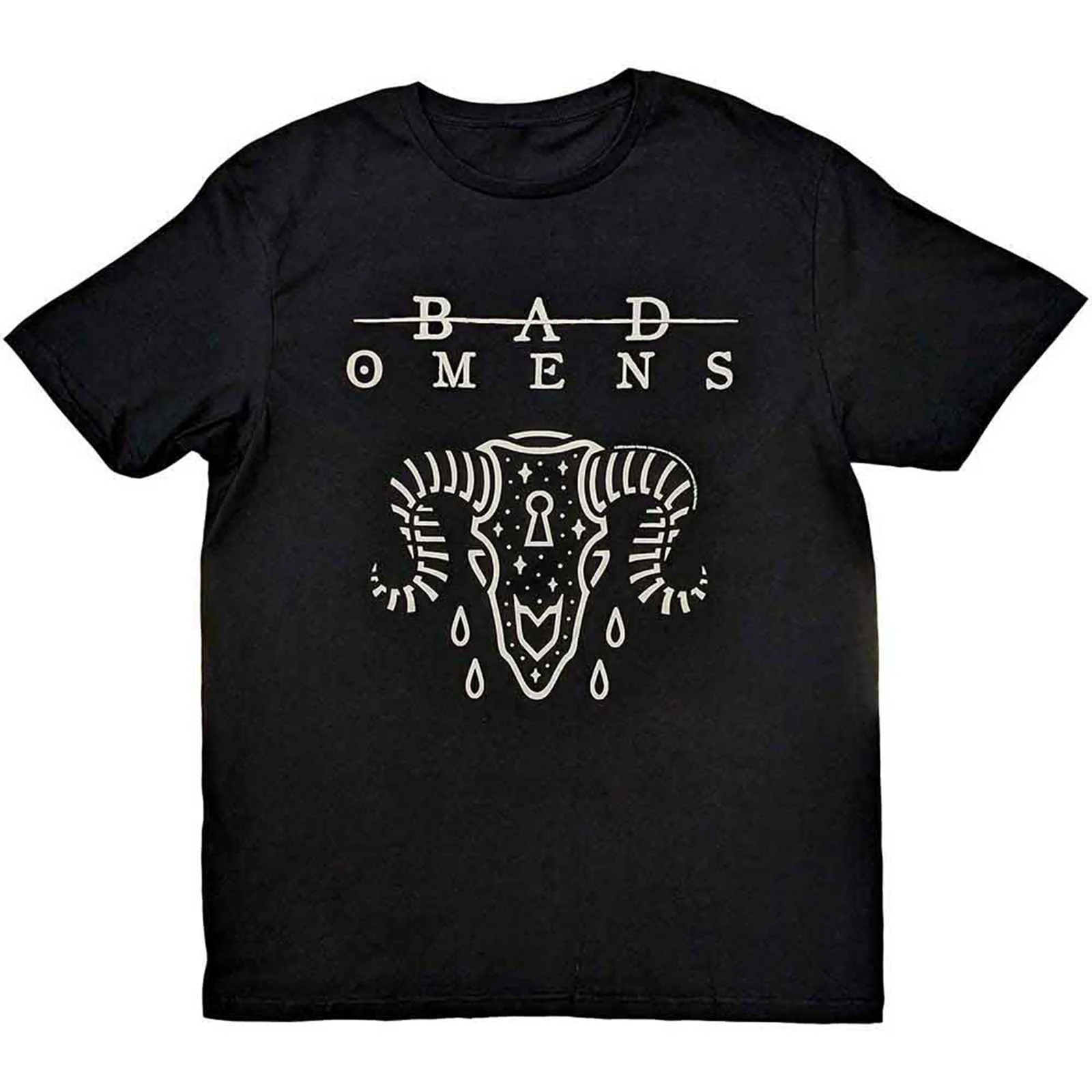 BAD OMENS - RAM SKULL - T-Shirt Black