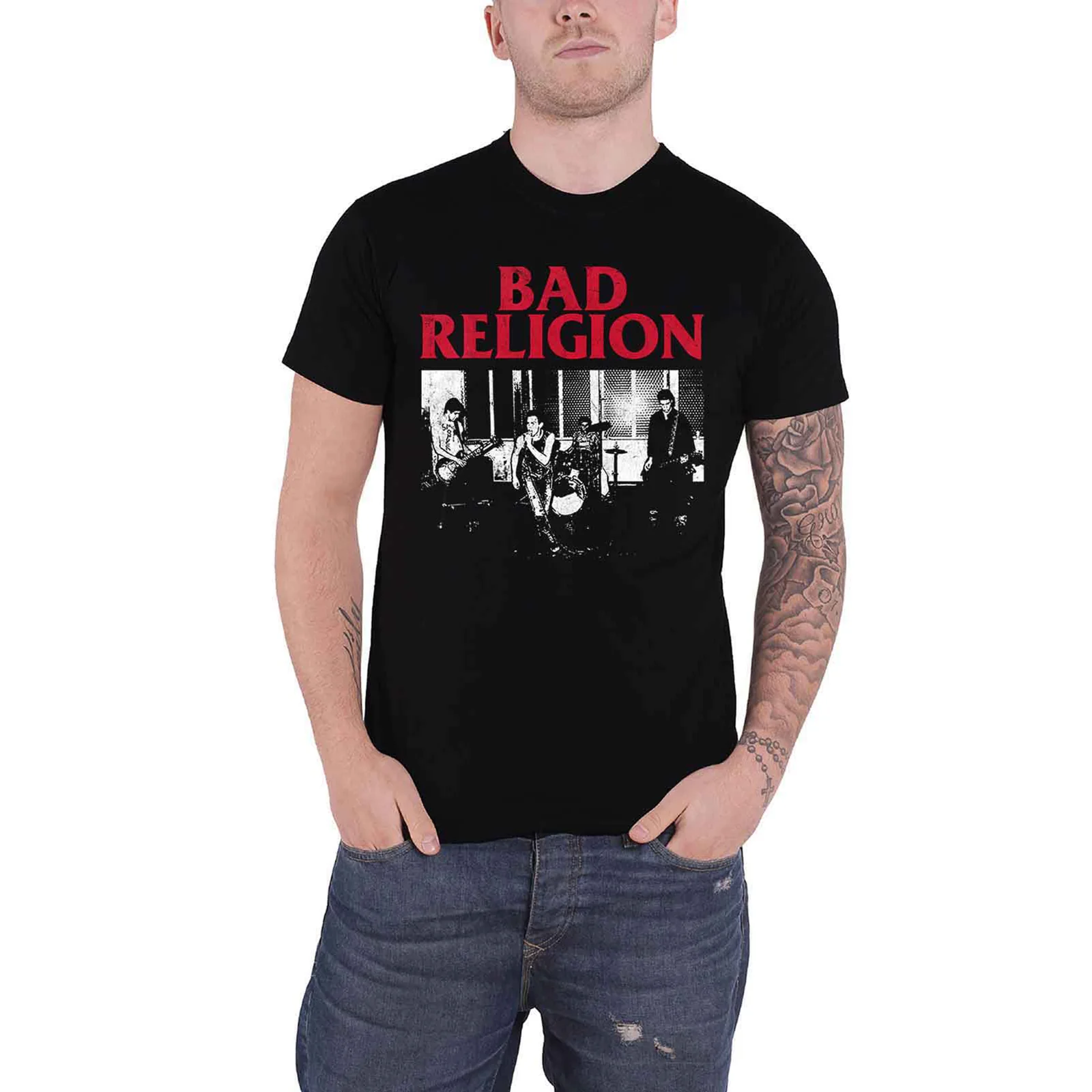 BAD RELIGION - LIVE 1980 - T-Shirt Black - Image 2