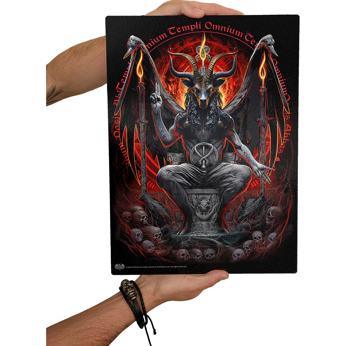BAPHOMET - Glass Chopping Board (Rectangular) - Image 2
