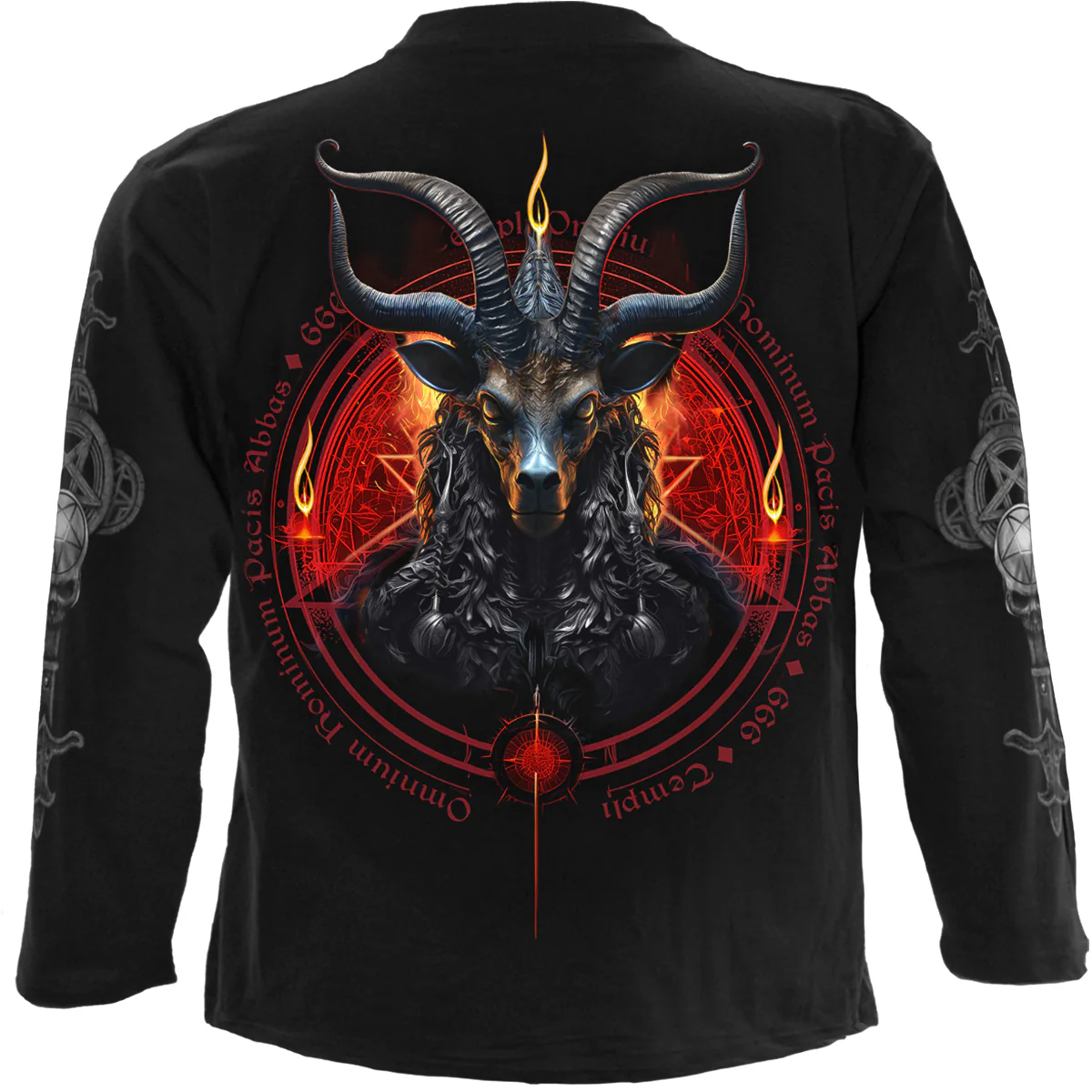 BAPHOMET - Longsleeve T-Shirt Black - Image 2