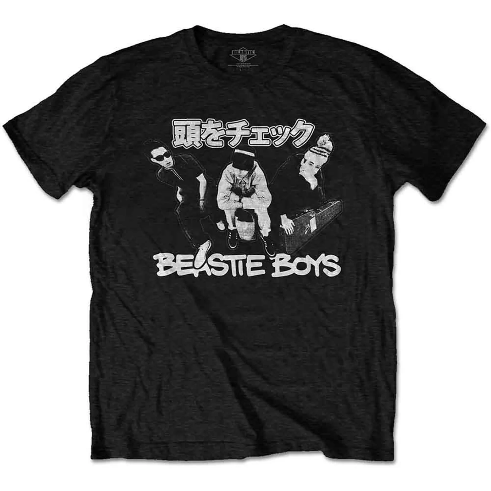 THE BEASTIE BOYS - CHECK YOUR HEAD JAPANESE - T-Shirt Black