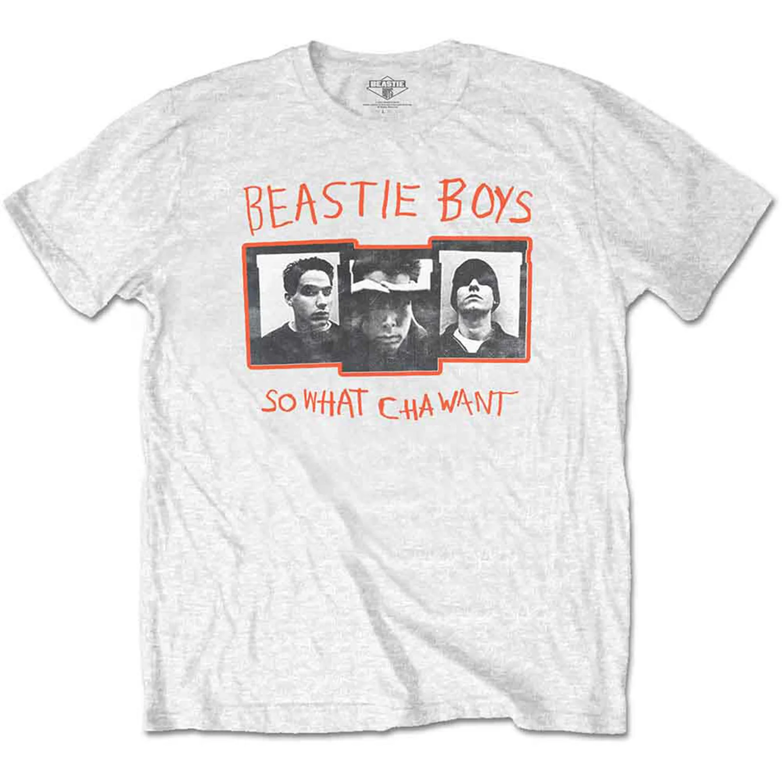 THE BEASTIE BOYS - SO WHAT CHA WANT - T-Shirt White
