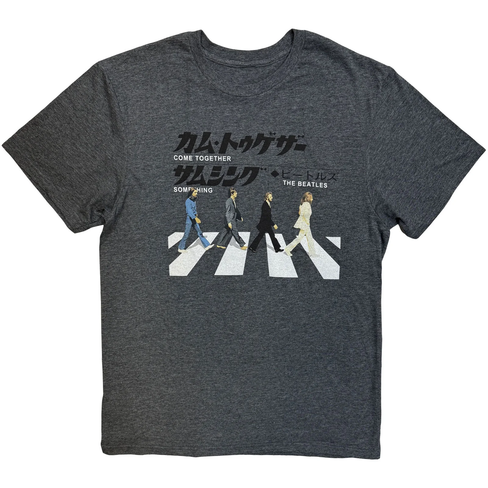 THE BEATLES - ABBEY ROAD JAPANESE - T-Shirt Grey
