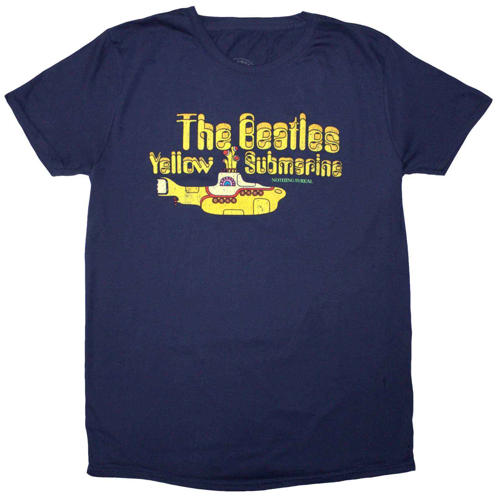 THE BEATLES - NOTHING IS REAL - T-Shirt Blue