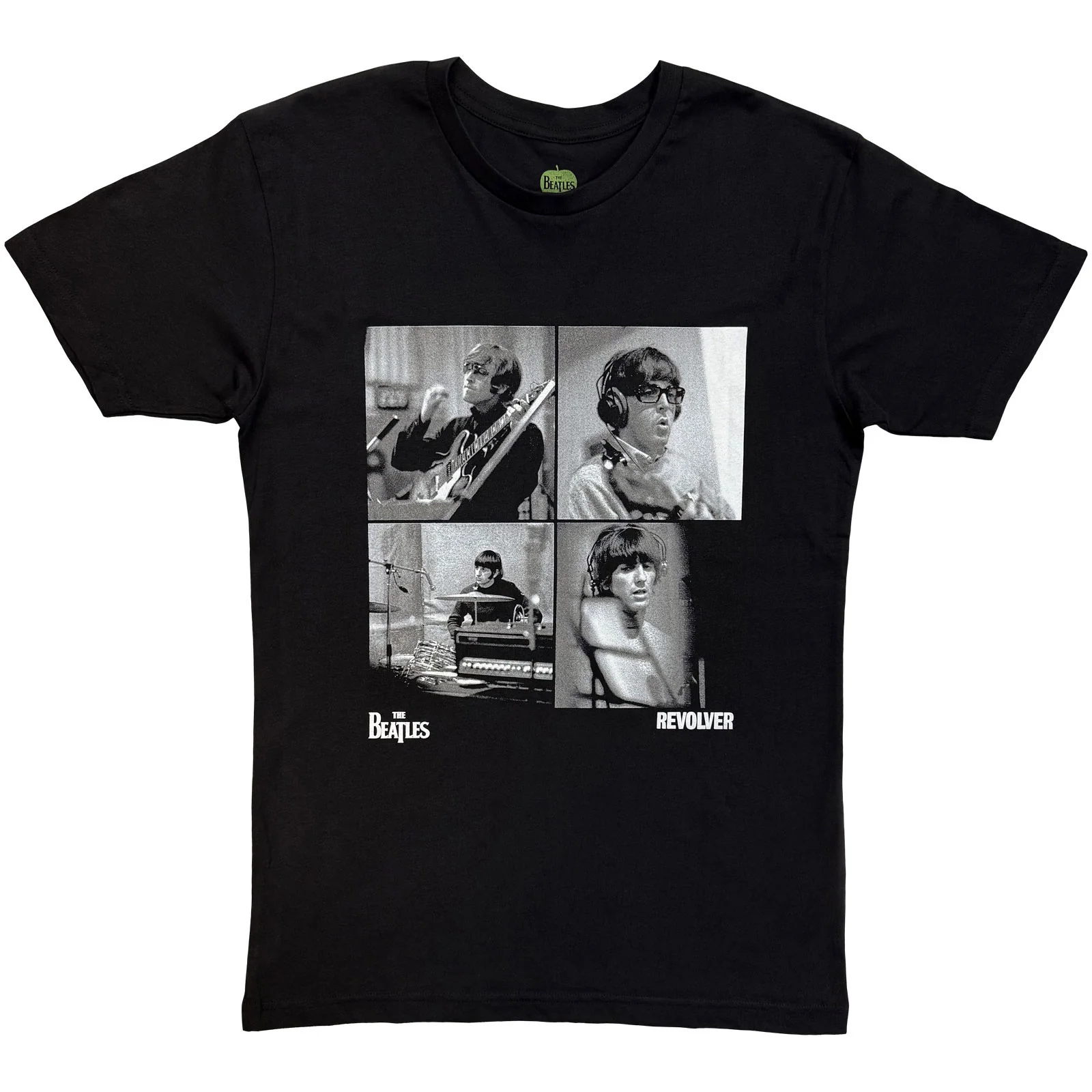 THE BEATLES - REVOLVER STUDIO SHOTS - T-Shirt Black