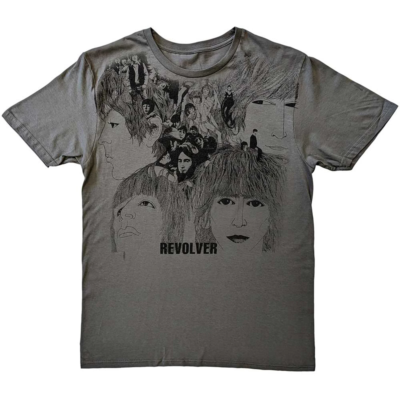 THE BEATLES - REVOLVER - T-Shirt Grey