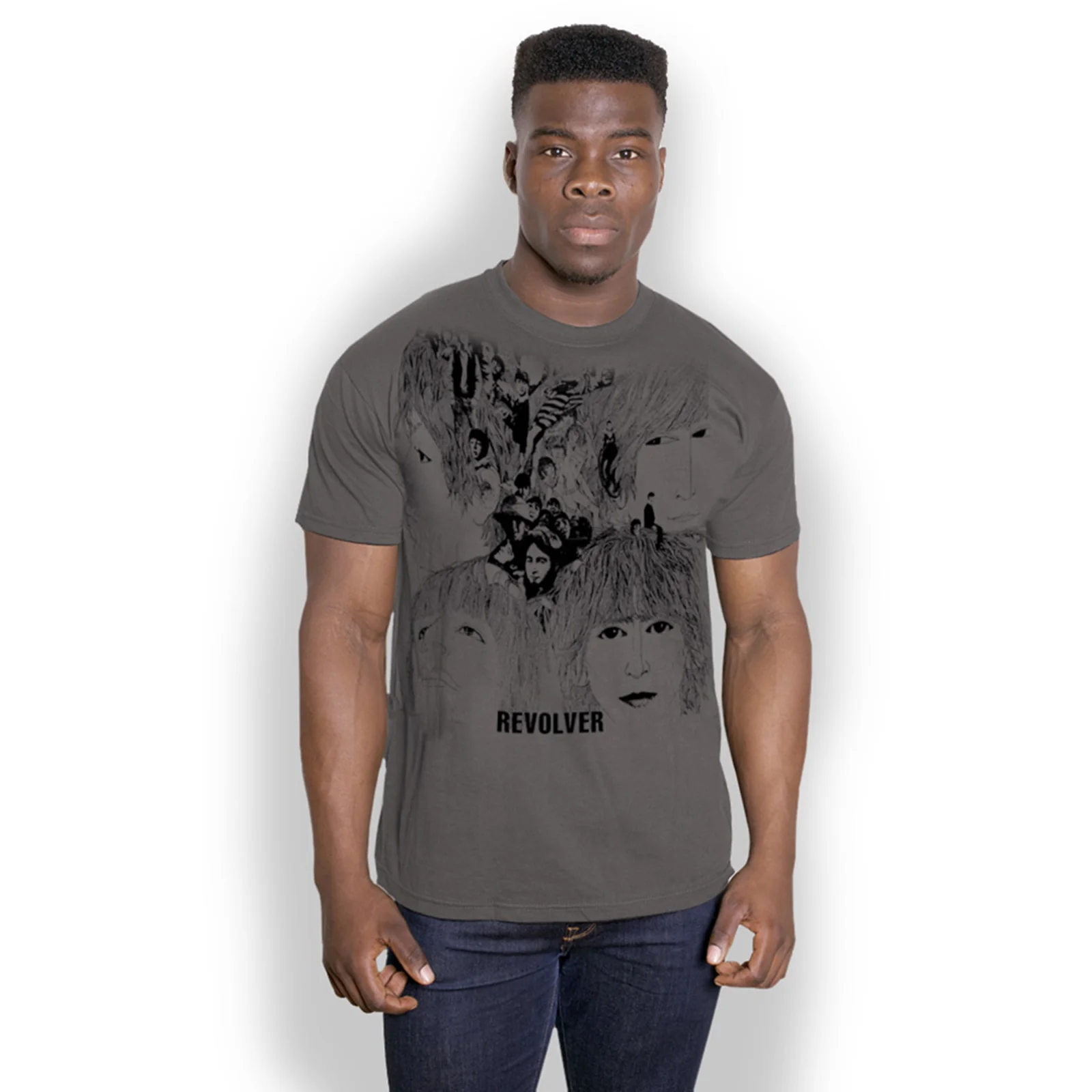 THE BEATLES - REVOLVER - T-Shirt Grey - Image 3