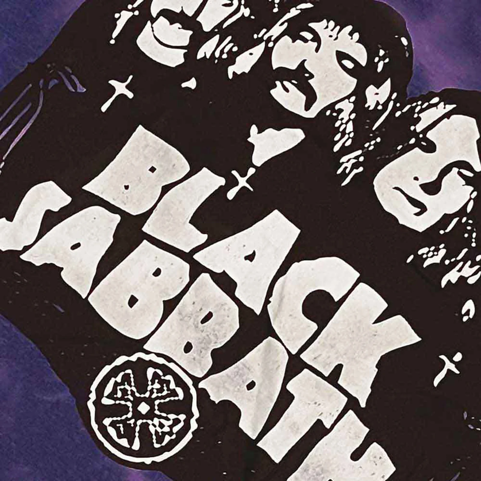 BLACK SABBATH - BAND & LOGO - T-Shirt Purple (Wash Collection) - Image 2