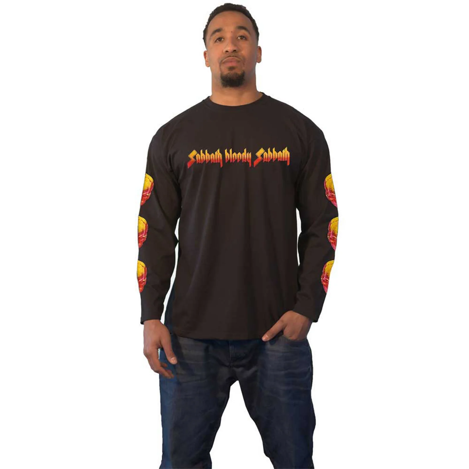 BLACK SABBATH - BLOODY SABBATH - Long Sleeve T-Shirt Black (Back & Sleeve Print) - Image 3