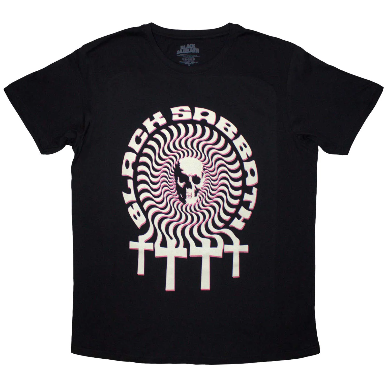 BLACK SABBATH - HYPNOTIC SKULL - T-Shirt Black