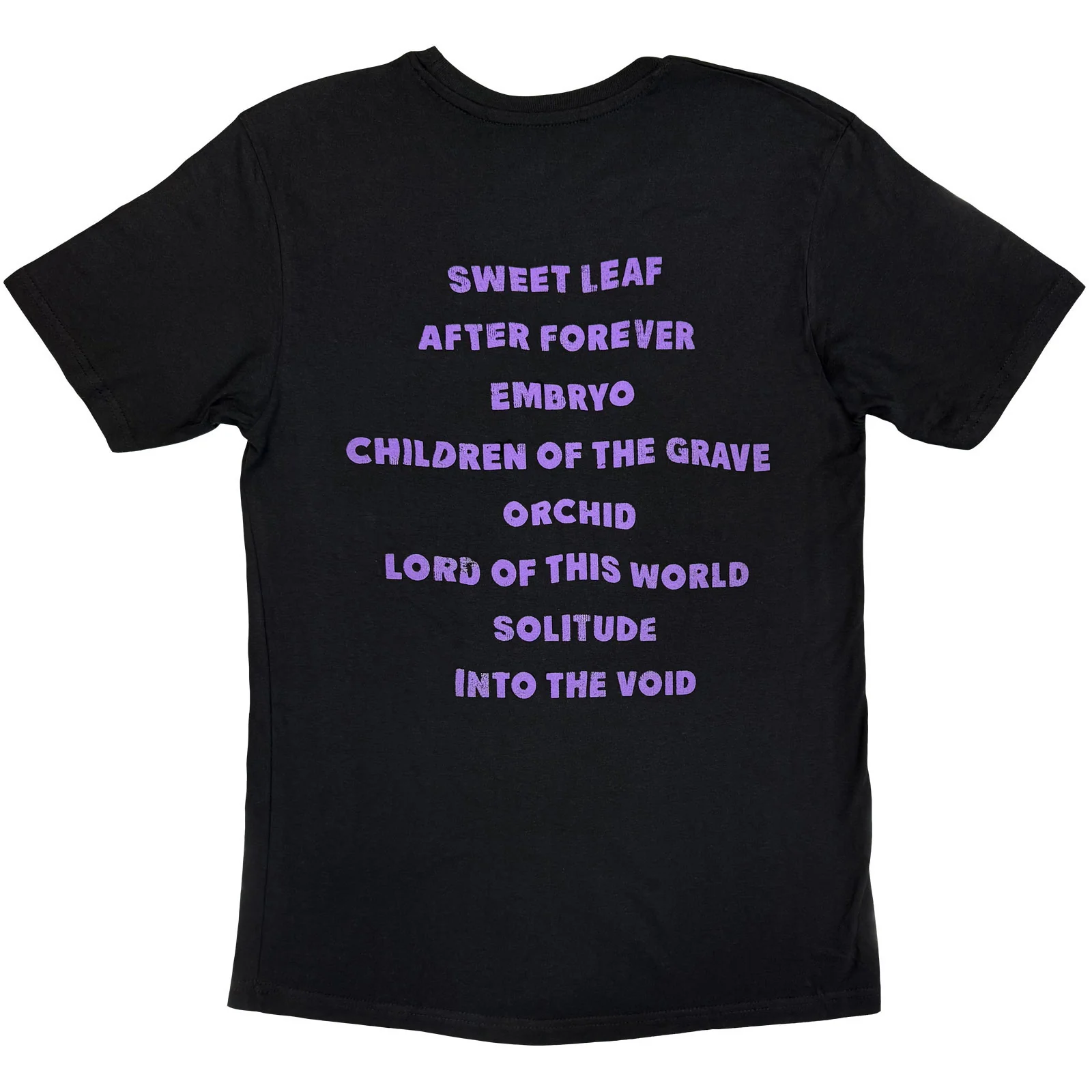 BLACK SABBATH - MASTERS OF REALITY ALBUM - T-Shirt Black (Back Print) - Image 2