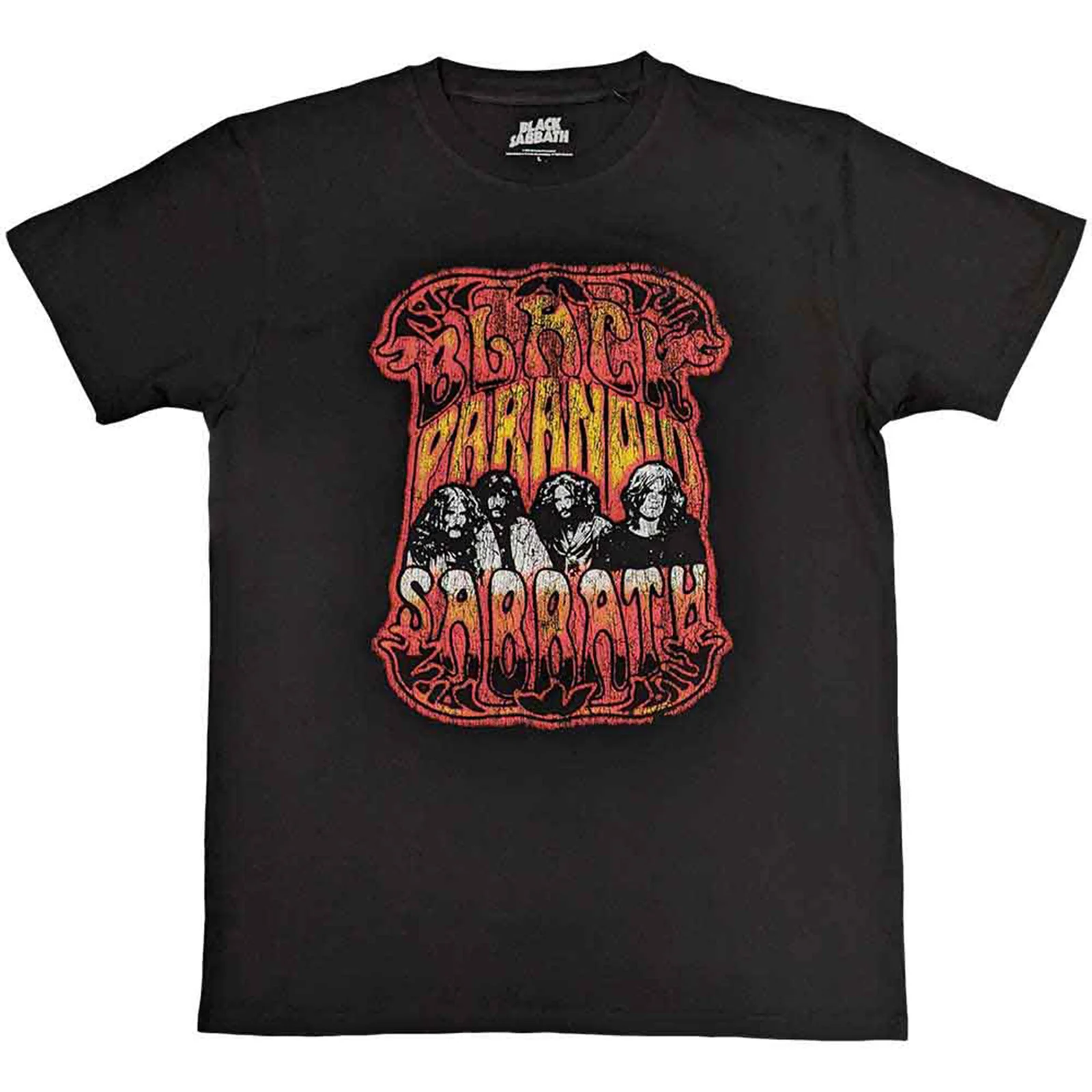 BLACK SABBATH - PARANOID PSYCH - T-Shirt Black