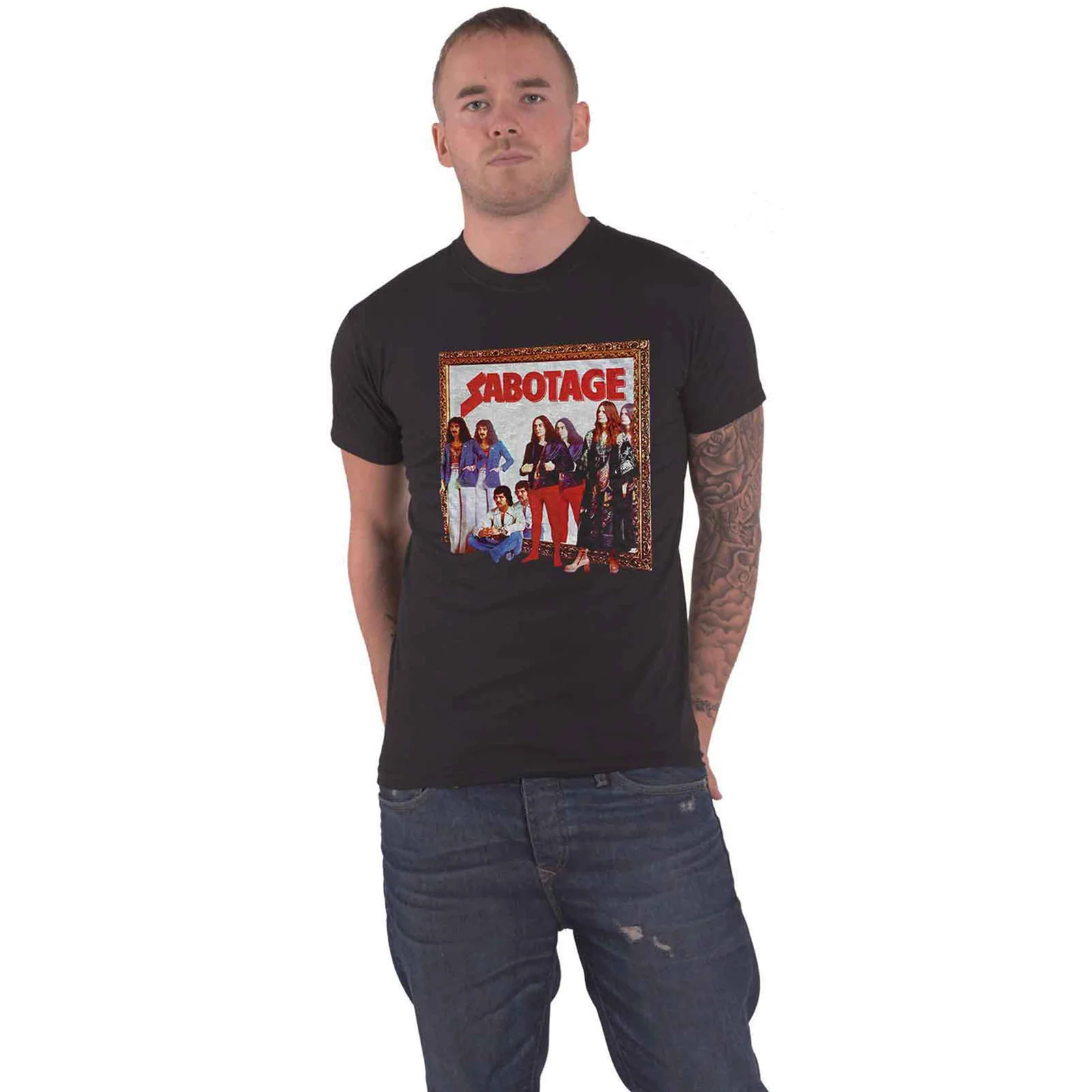 BLACK SABBATH - SABOTAGE - T-Shirt Black (Back Print) - Image 3