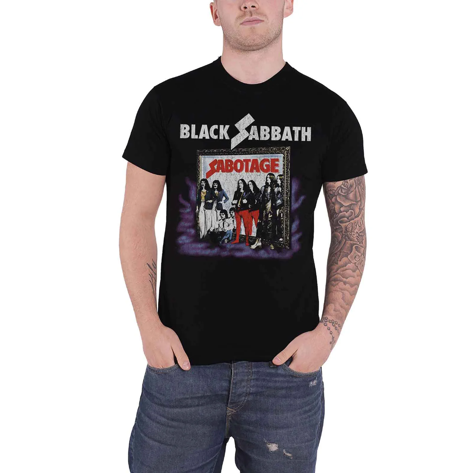 BLACK SABBATH - SABOTAGE VINTAGE - T-Shirt Black - Image 2