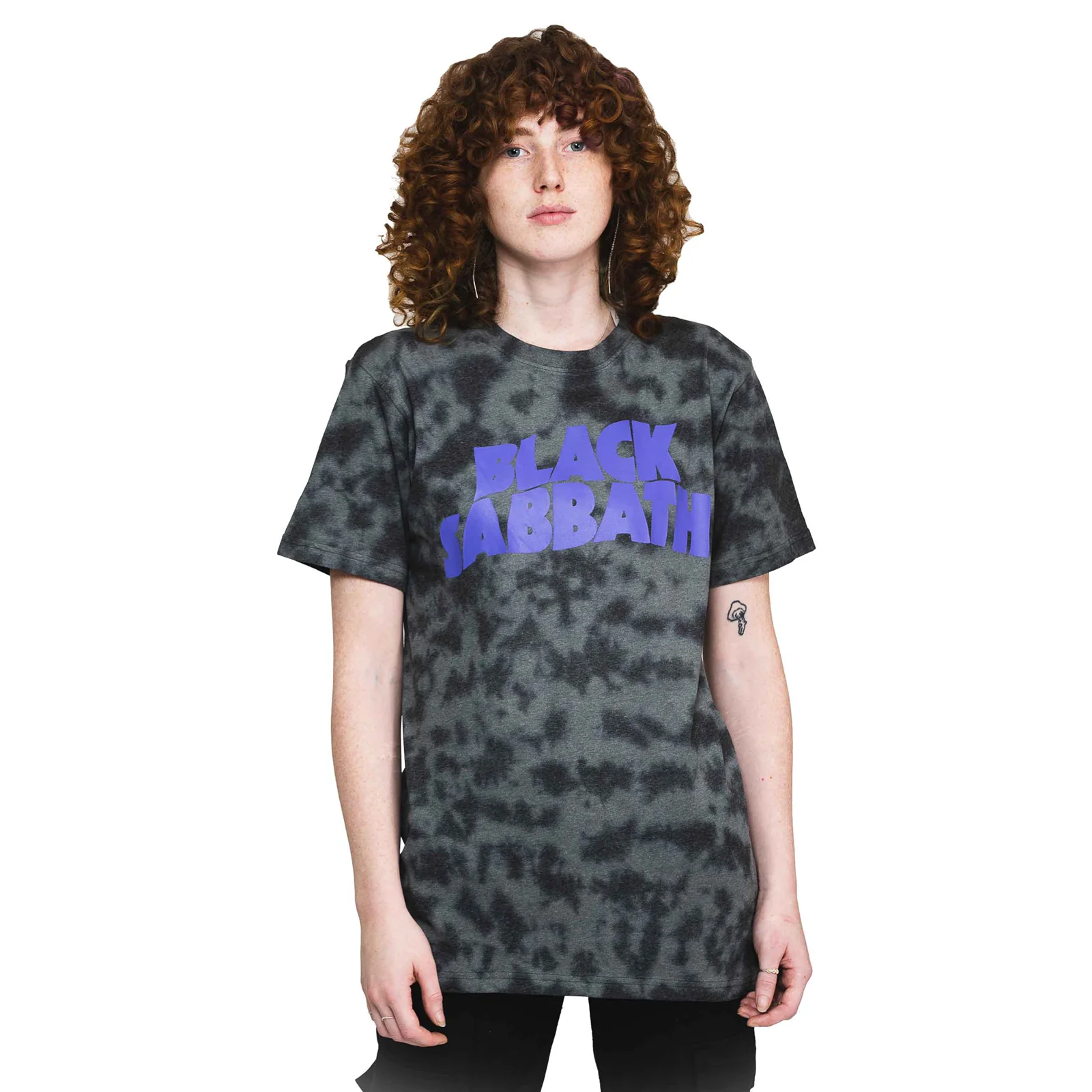 BLACK SABBATH - WAVY LOGO - T-Shirt Black (Wash Collection) - Image 2