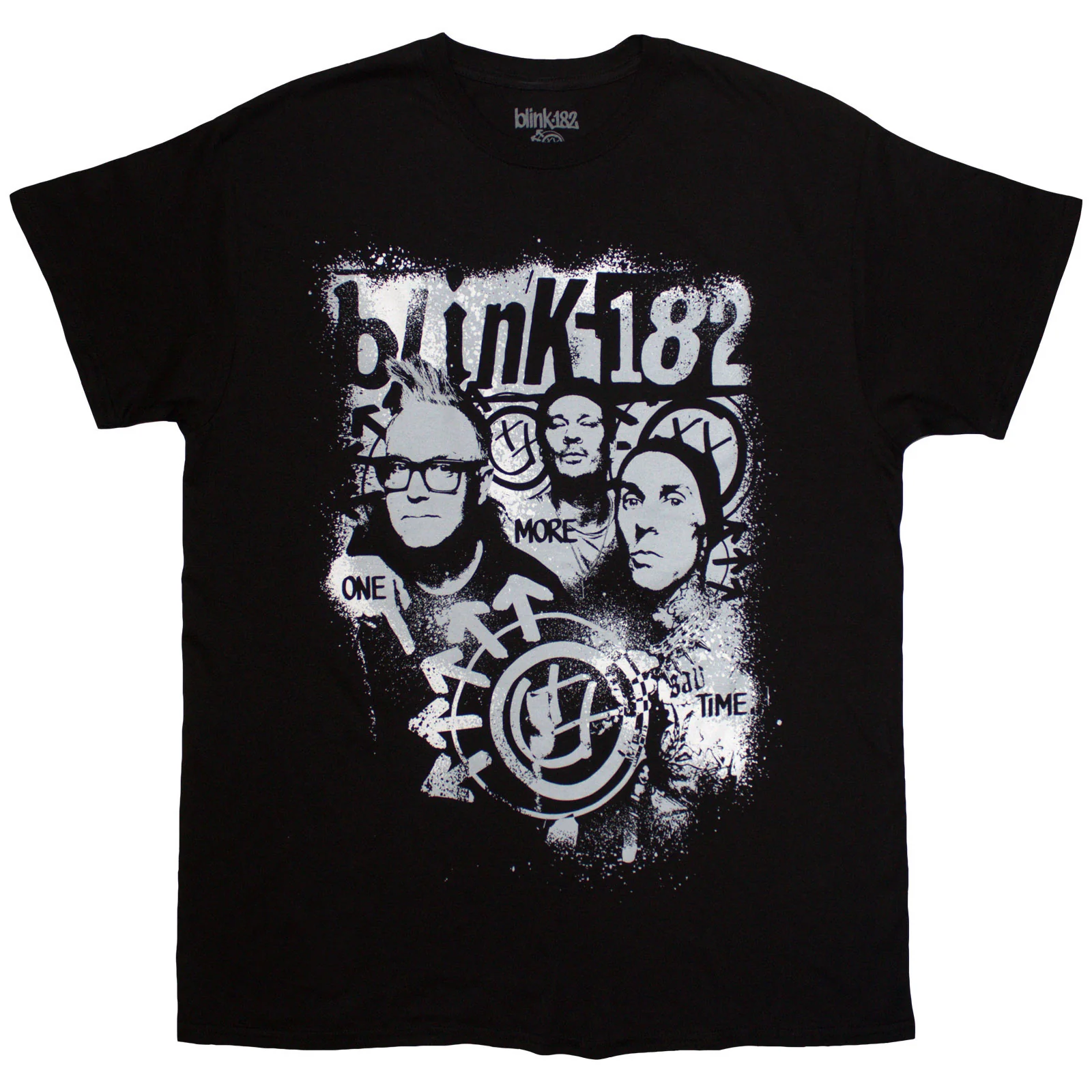 BLINK-182 - ONE MORE TIME SPRAY PAINT - T-Shirt Black