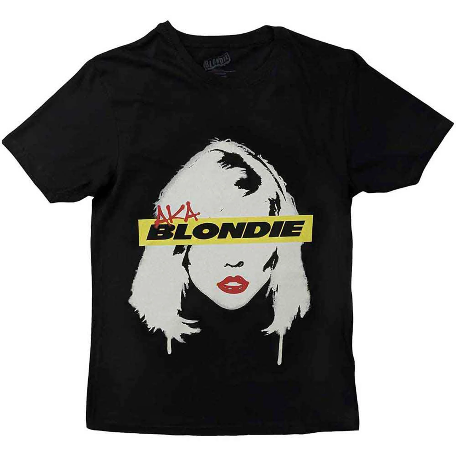 BLONDIE - AKA EYESTRIP - T-Shirt Black