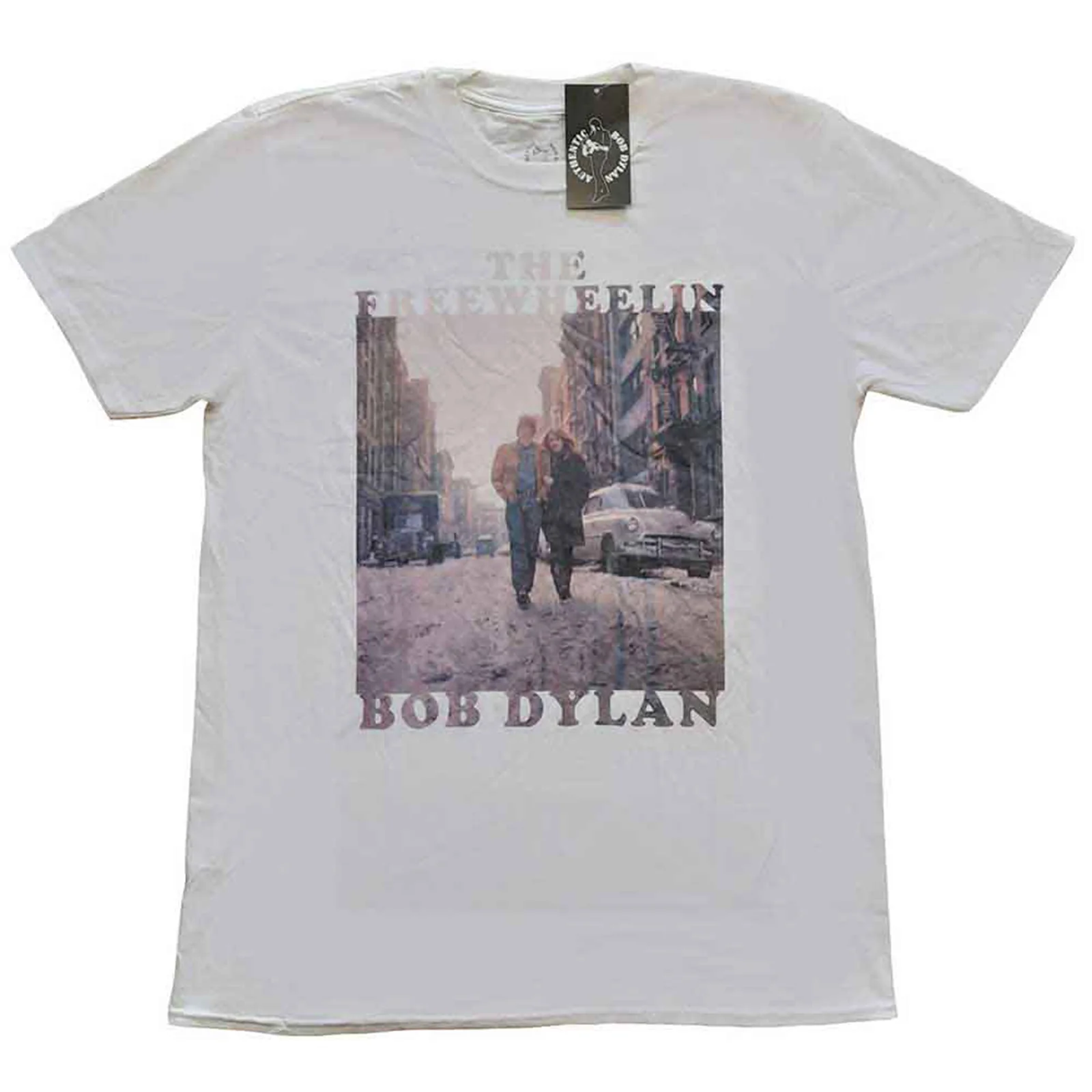 BOB DYLAN - THE FREEWHEELIN' - T-Shirt White