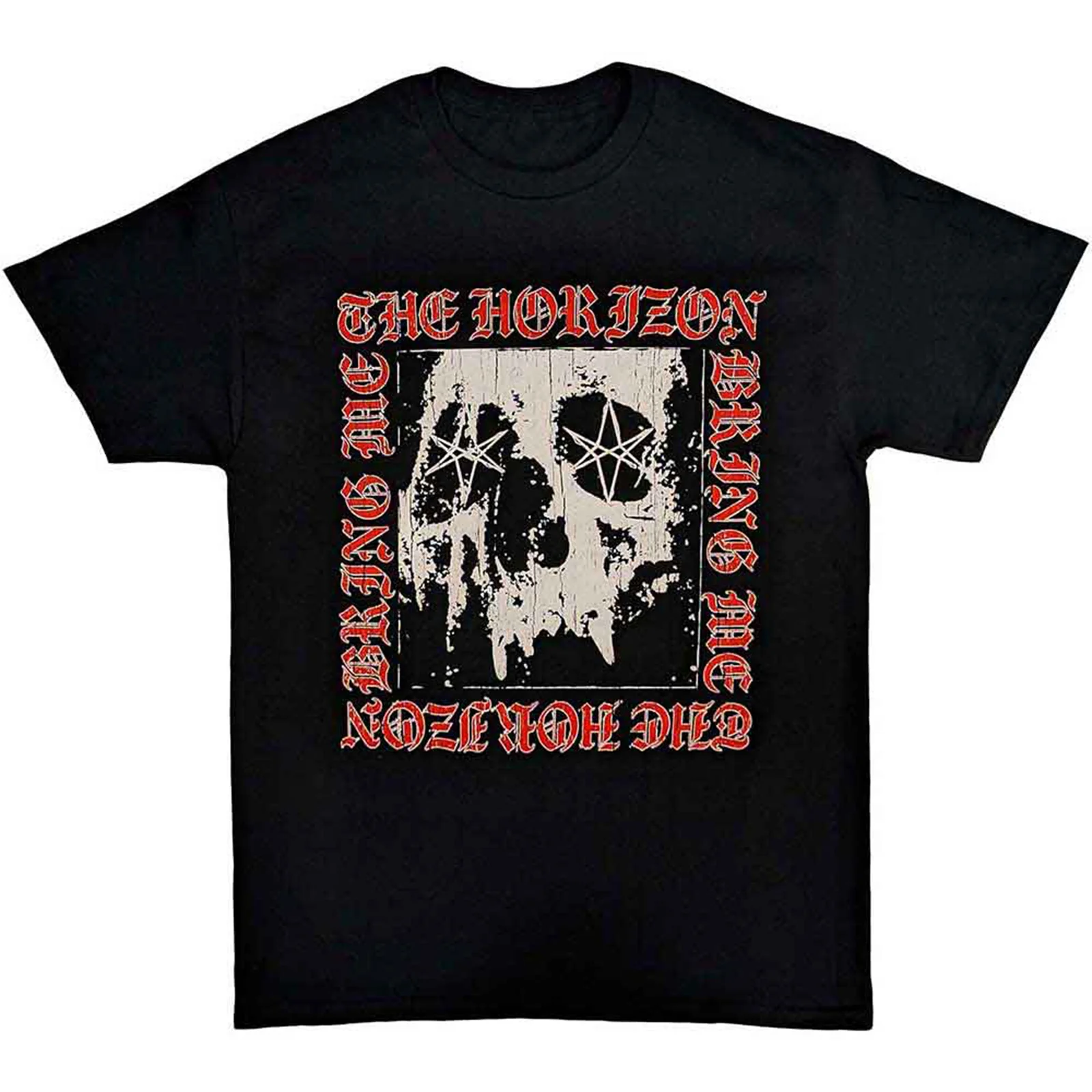BRING ME THE HORIZON - METAL LOGO SKULL - T-Shirt Black