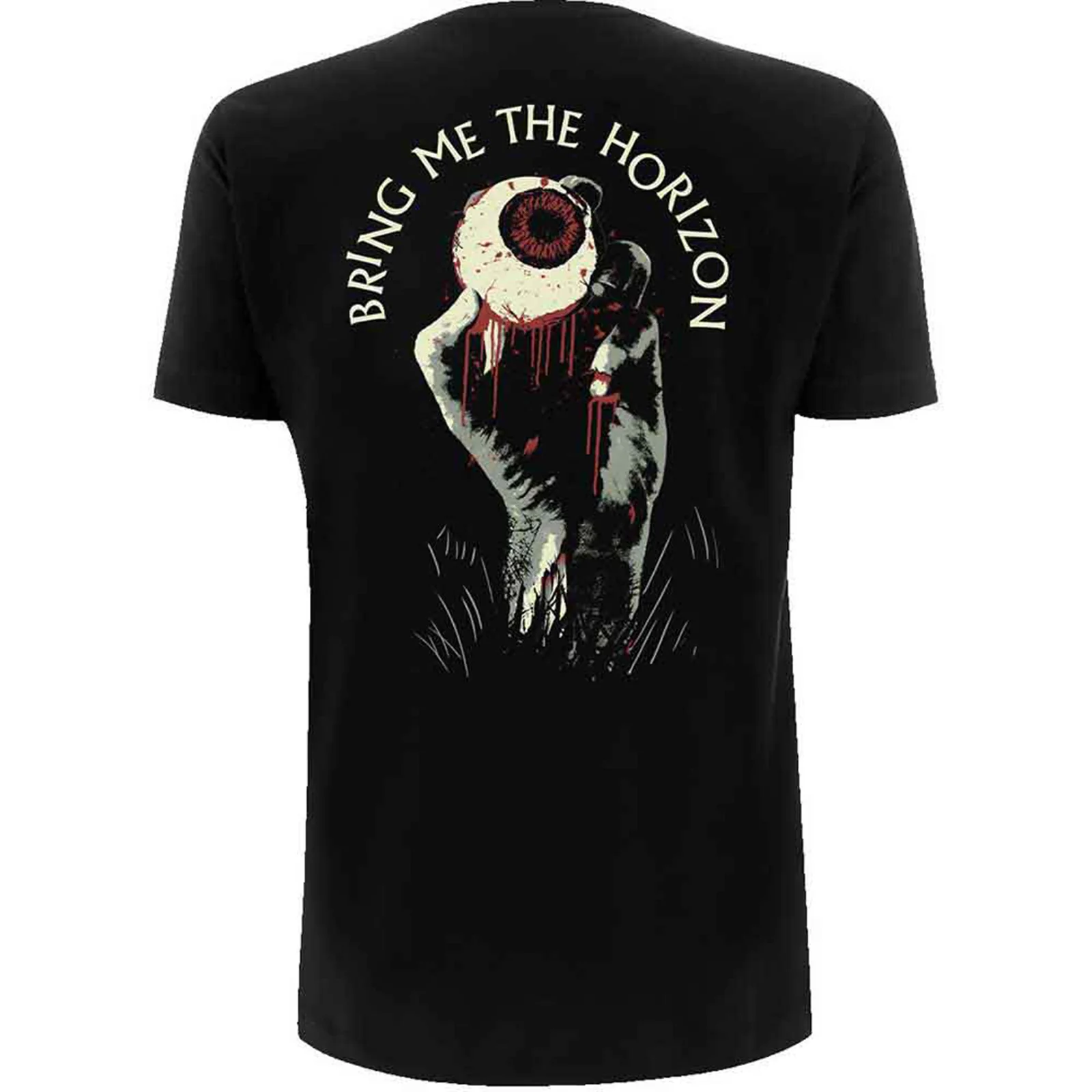 BRING ME THE HORIZON - ZOMBIE EYE - T-Shirt Black (Back Print) - Image 2