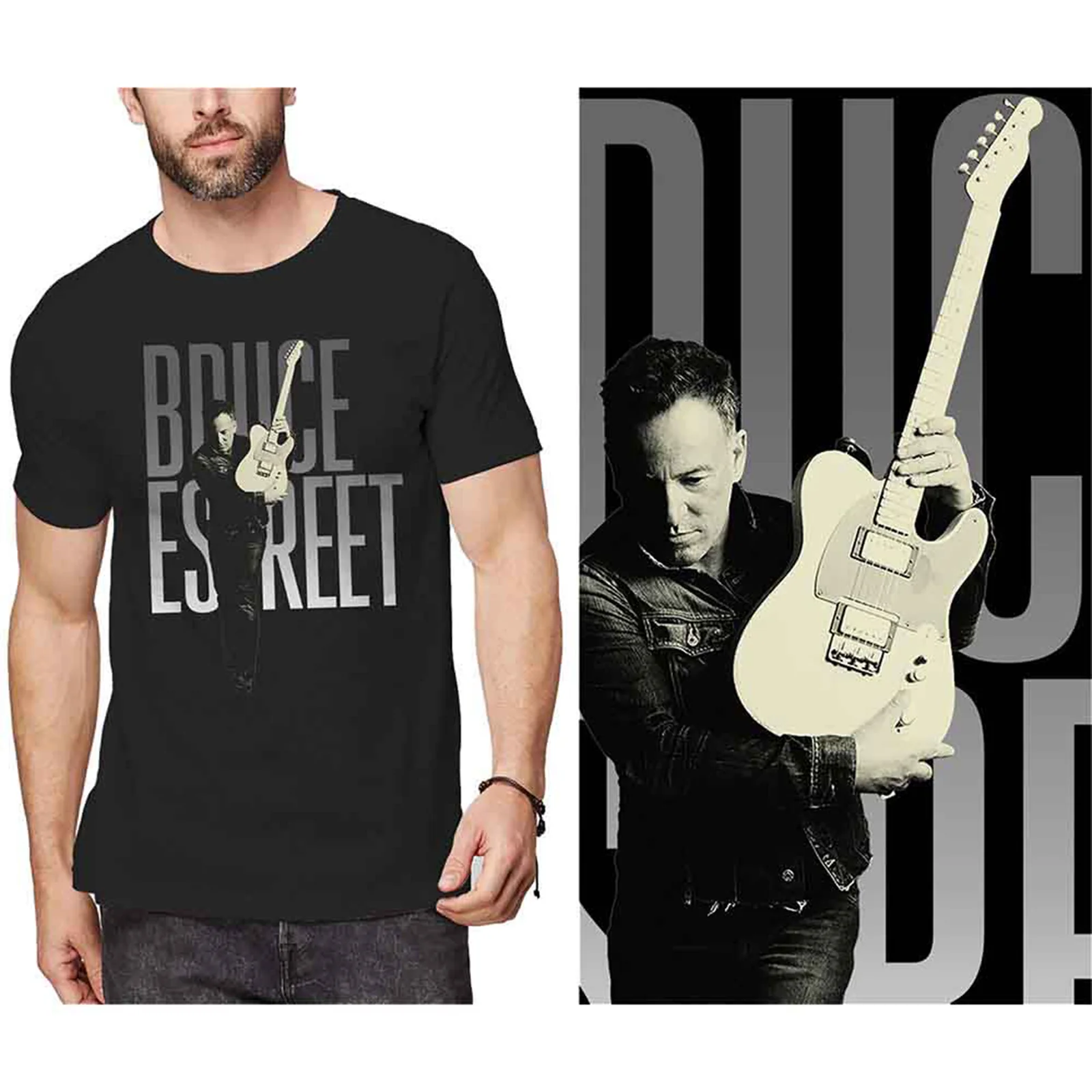 BRUCE SPRINGSTEEN - ESTREET - T-Shirt Black
