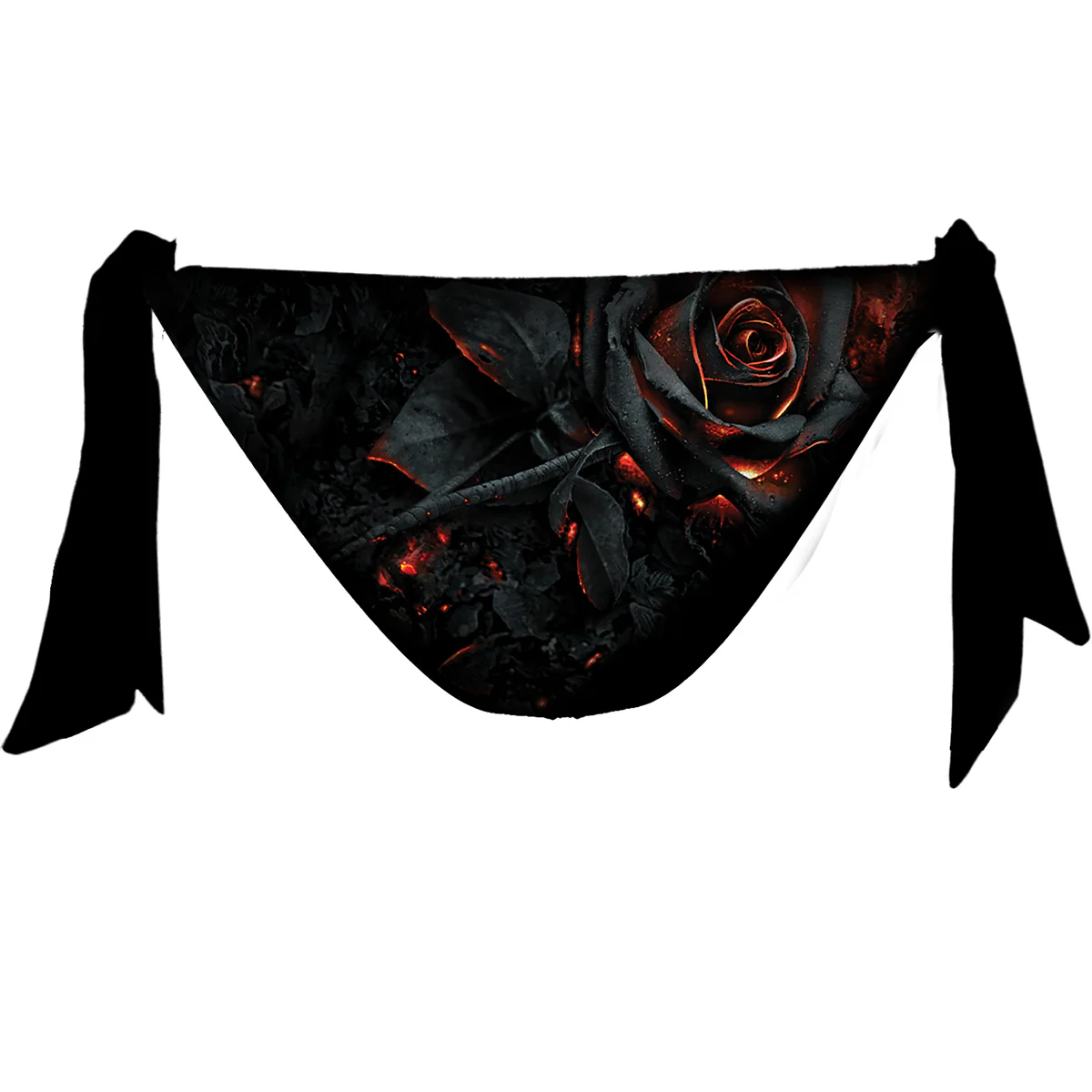 BURNT ROSE - Allover Flapover Bikini Swimsuit - Image 2
