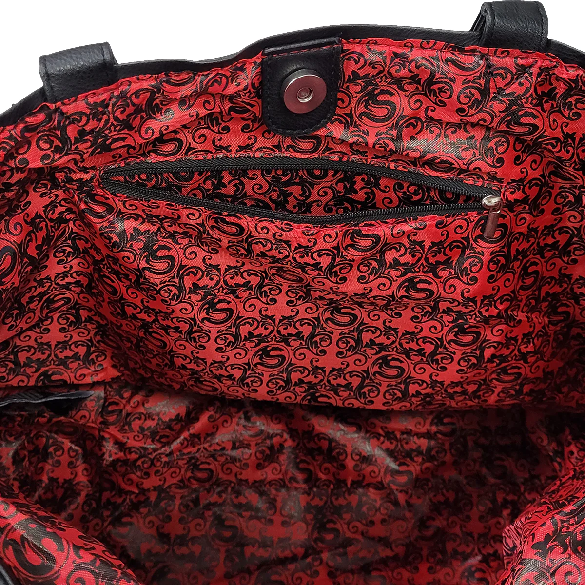 BURNT ROSE - Tote Bag - Top quality PU Leather Studded - Image 4