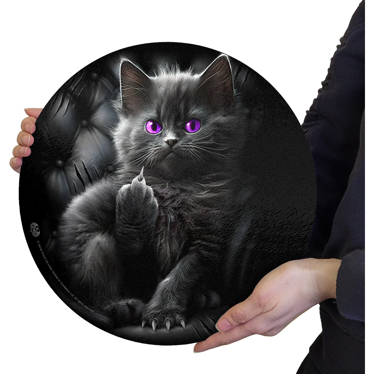 CATTITUDE - Glass Chopping Board (Circular) - Image 2