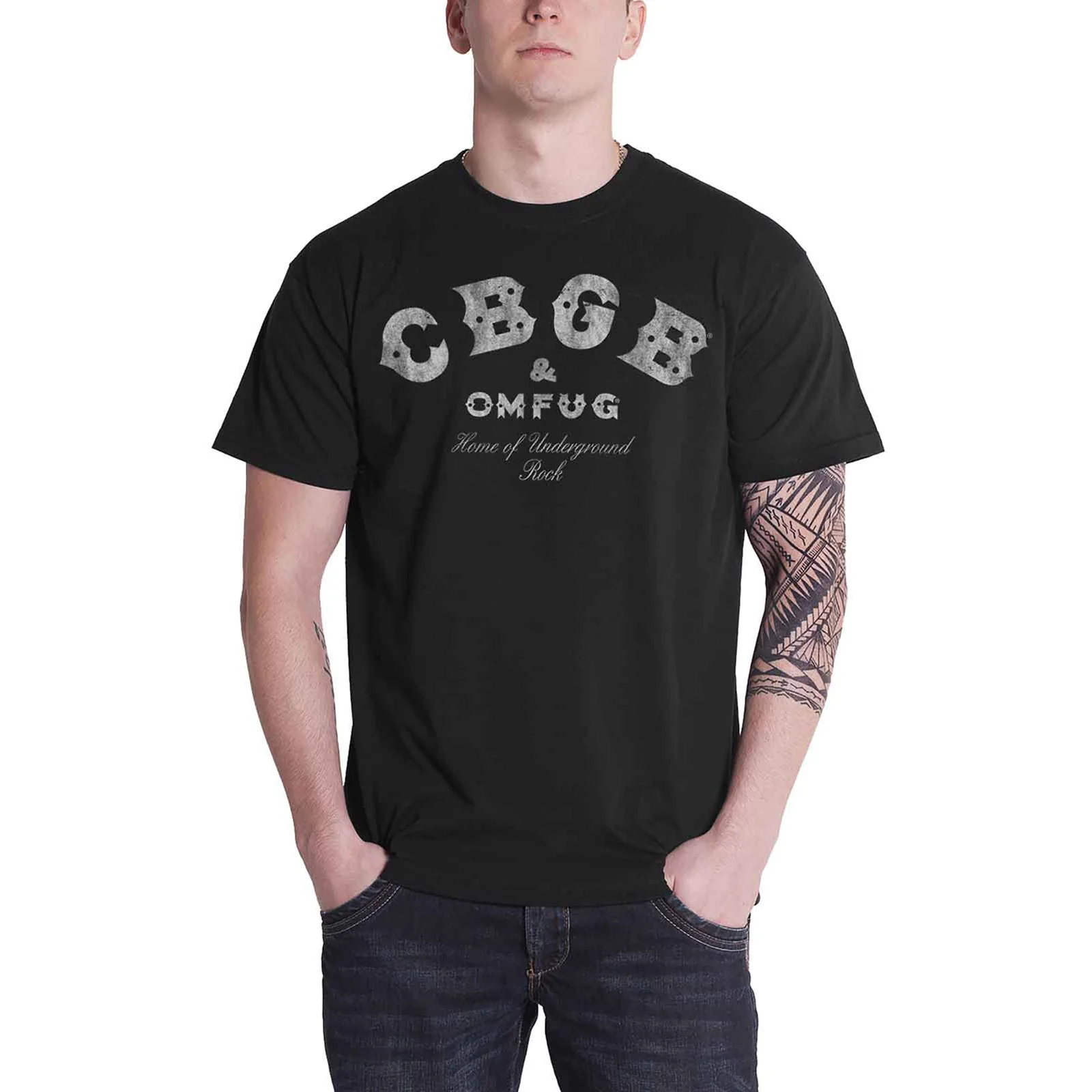 CBGB - CLASSIC LOGO - T-Shirt Black - Image 2