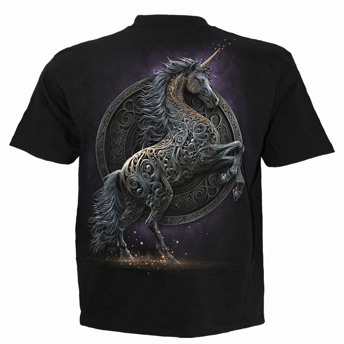 CELTIC UNICORN - T-Shirt Black - Image 2