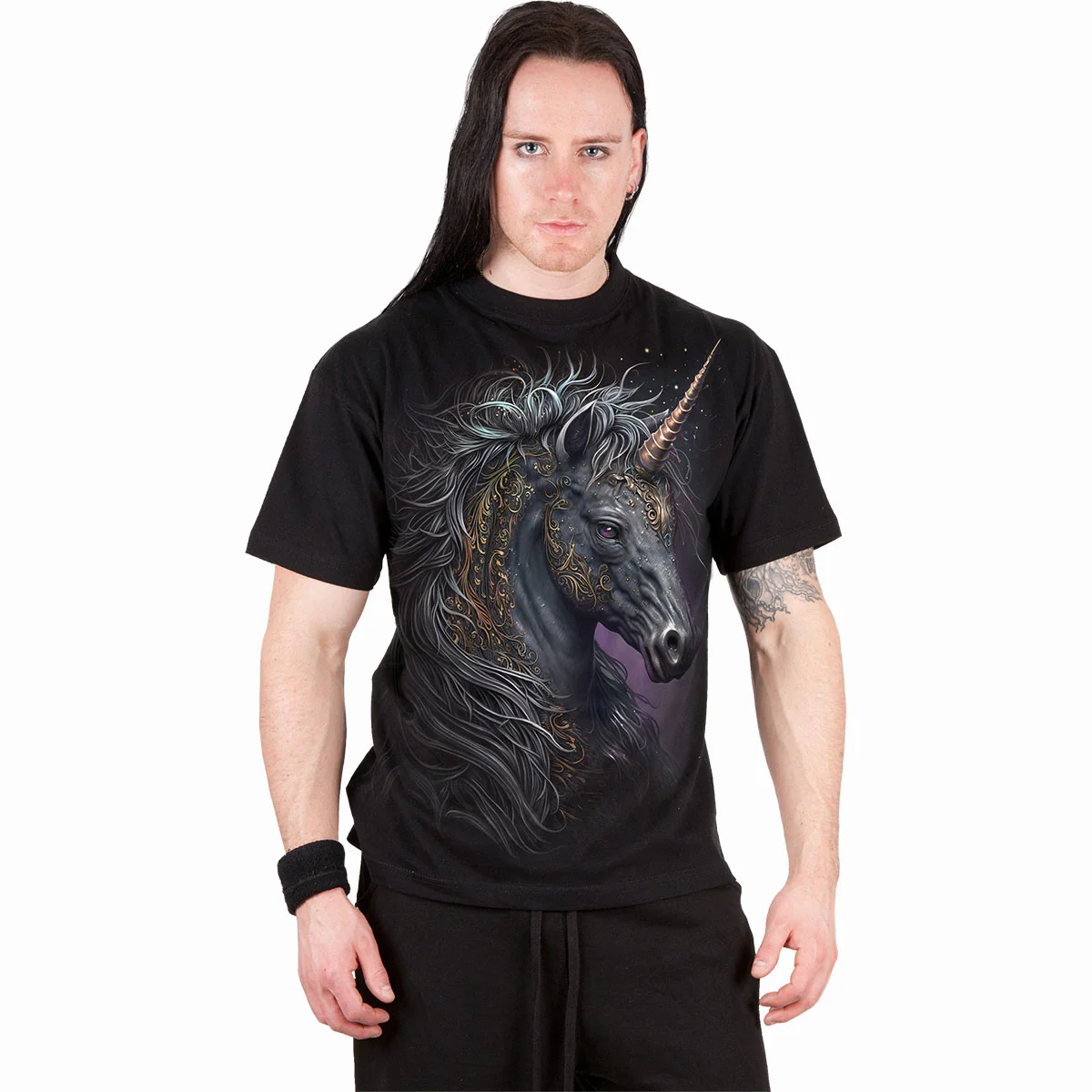 CELTIC UNICORN - T-Shirt Black - Image 3