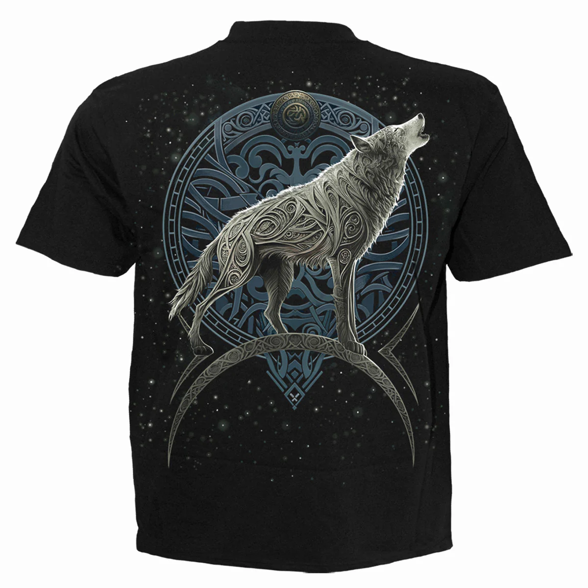 CELTIC WOLF - T-Shirt Black - Image 2