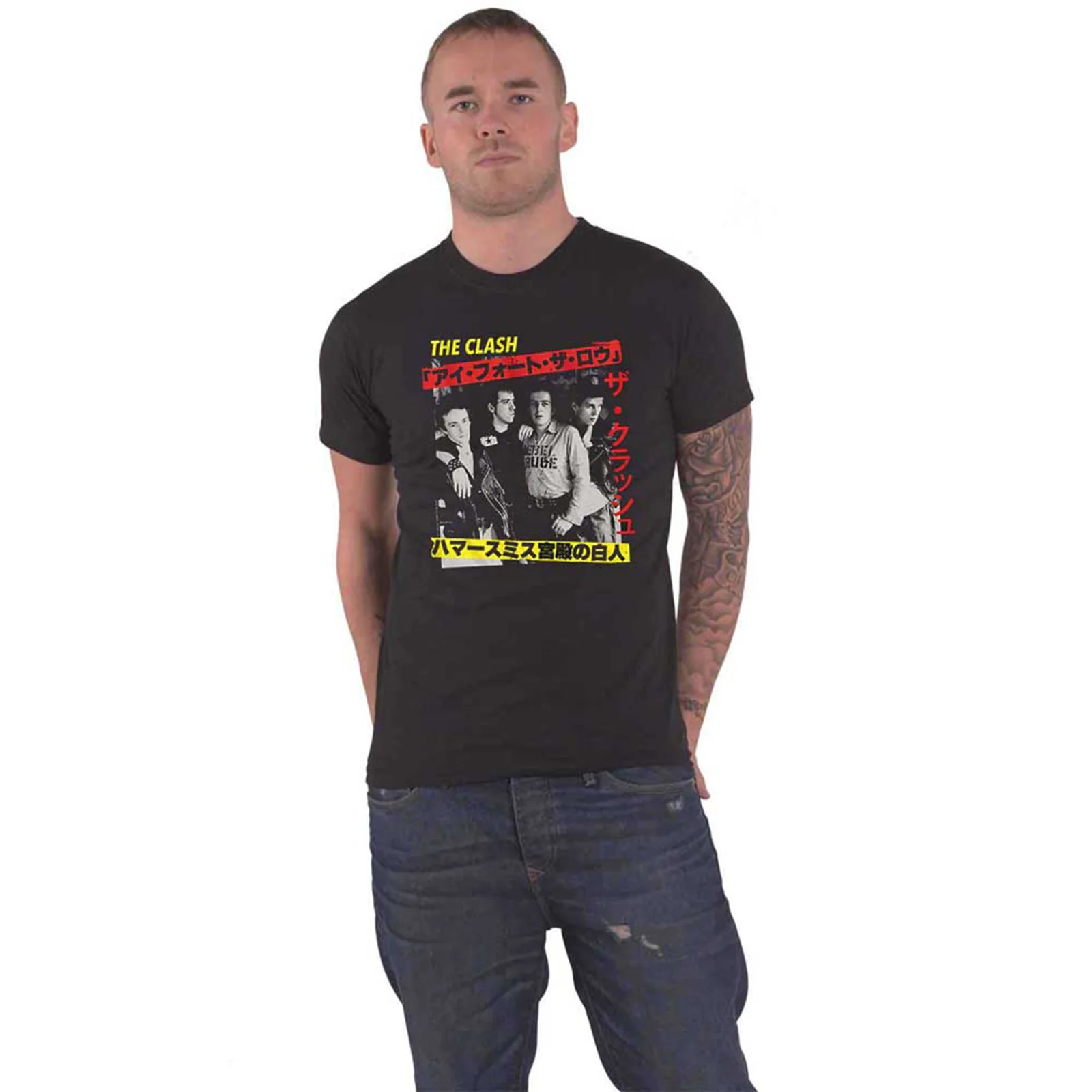 THE CLASH - KANJI - T-Shirt Black - Image 2