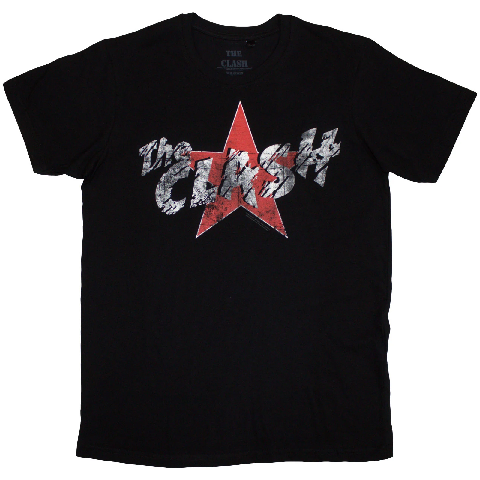 THE CLASH - STAR LOGO - T-Shirt Black