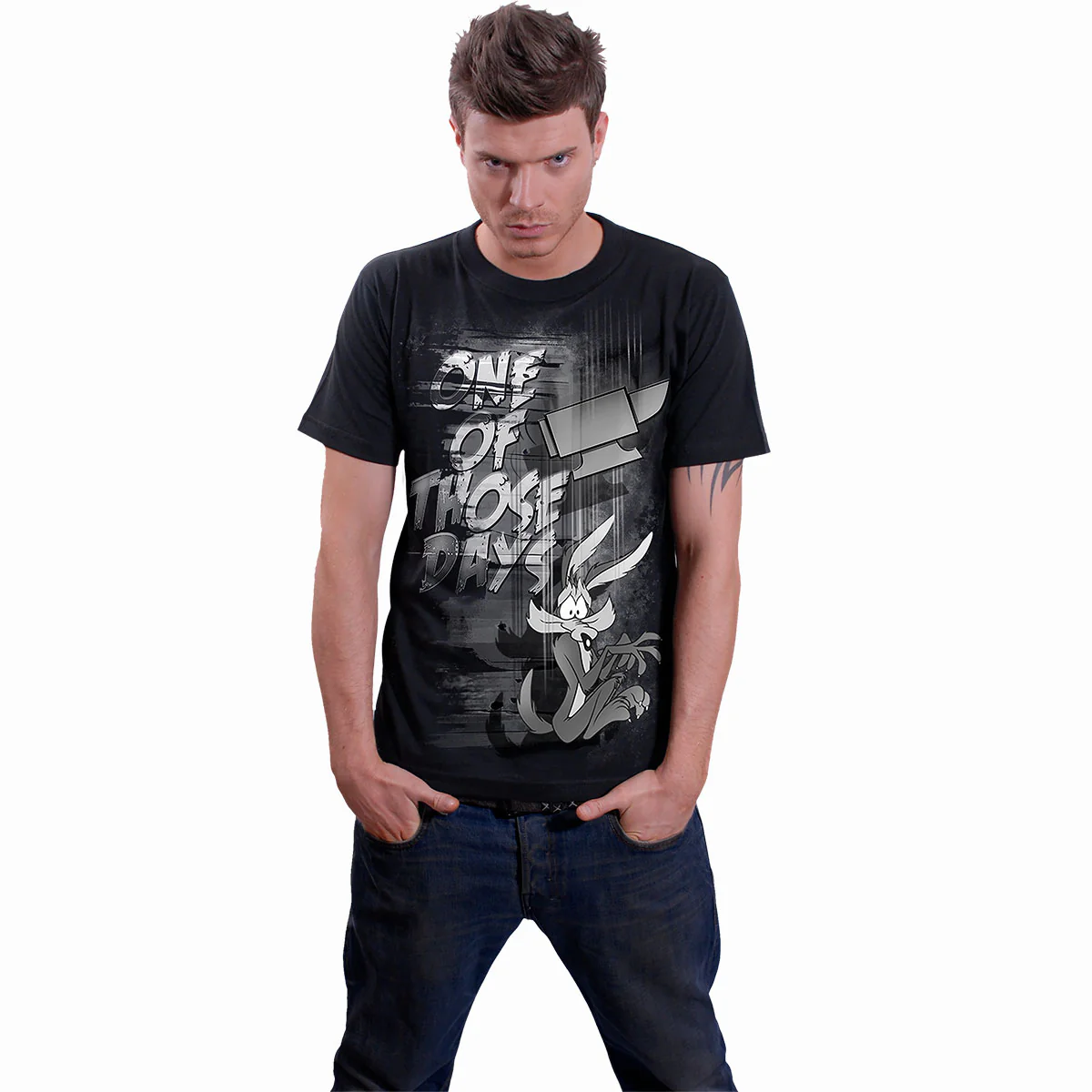 COYOTE - THOSE DAYS - Front Print T-Shirt Black - Image 2