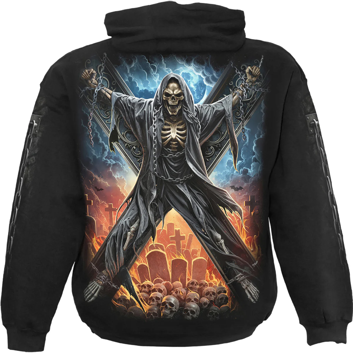 CROSSED OVER - Hoody Black - Image 2