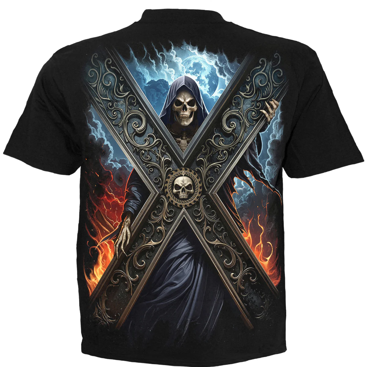 CROSSED OVER - T-Shirt Black - Image 2