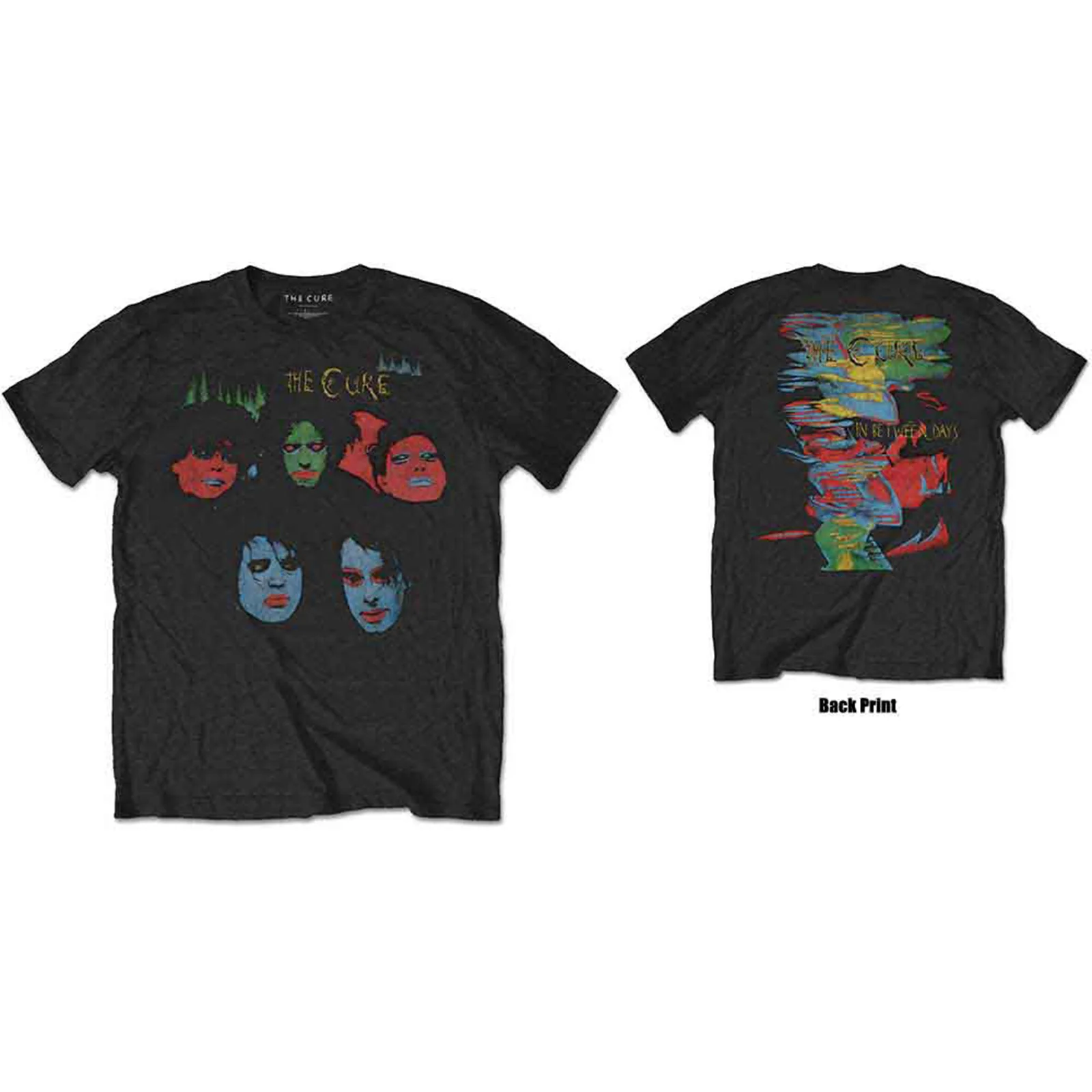 THE CURE - IN BETWEEN DAYS - T-Shirt Black (Back Print)