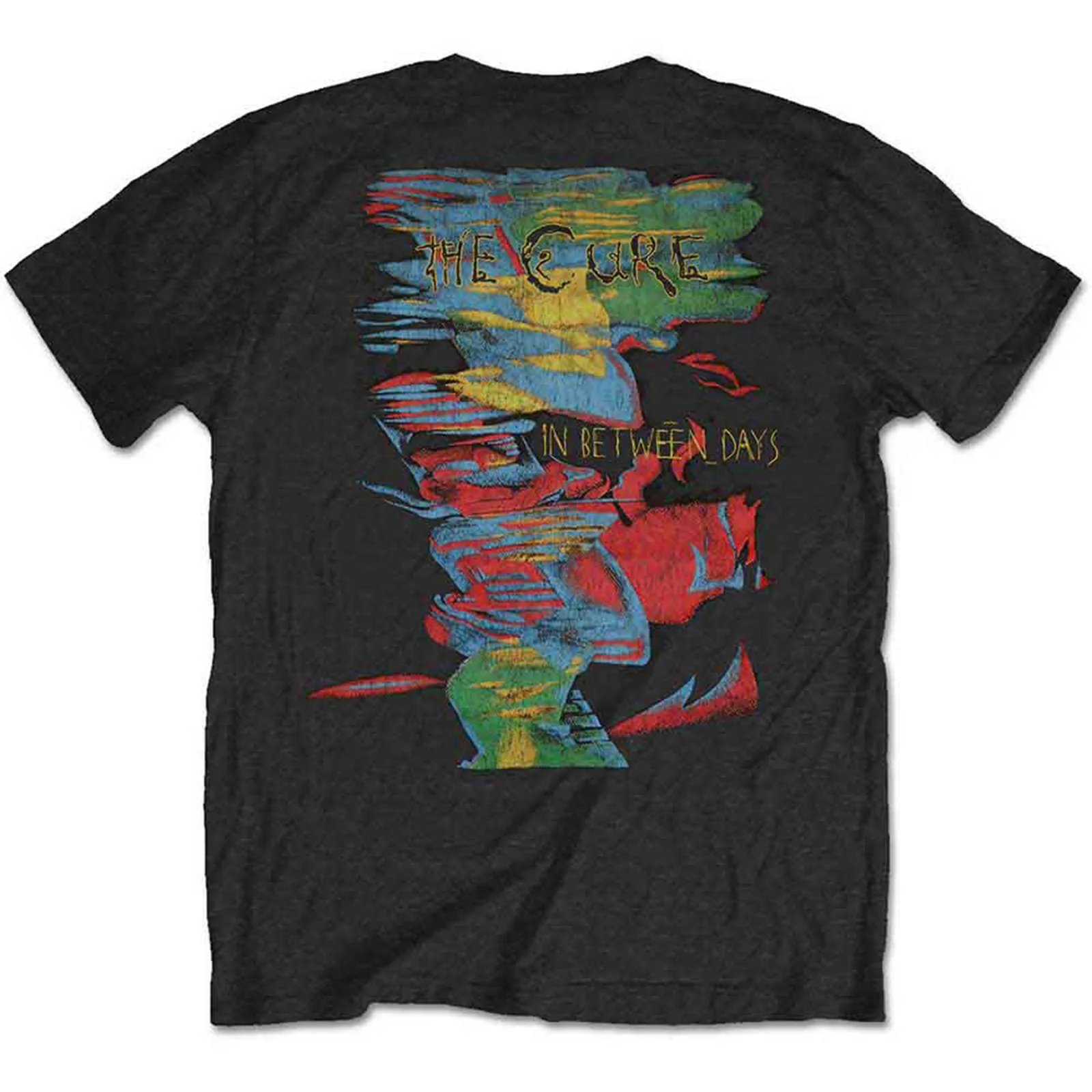 THE CURE - IN BETWEEN DAYS - T-Shirt Black (Back Print) - Image 2