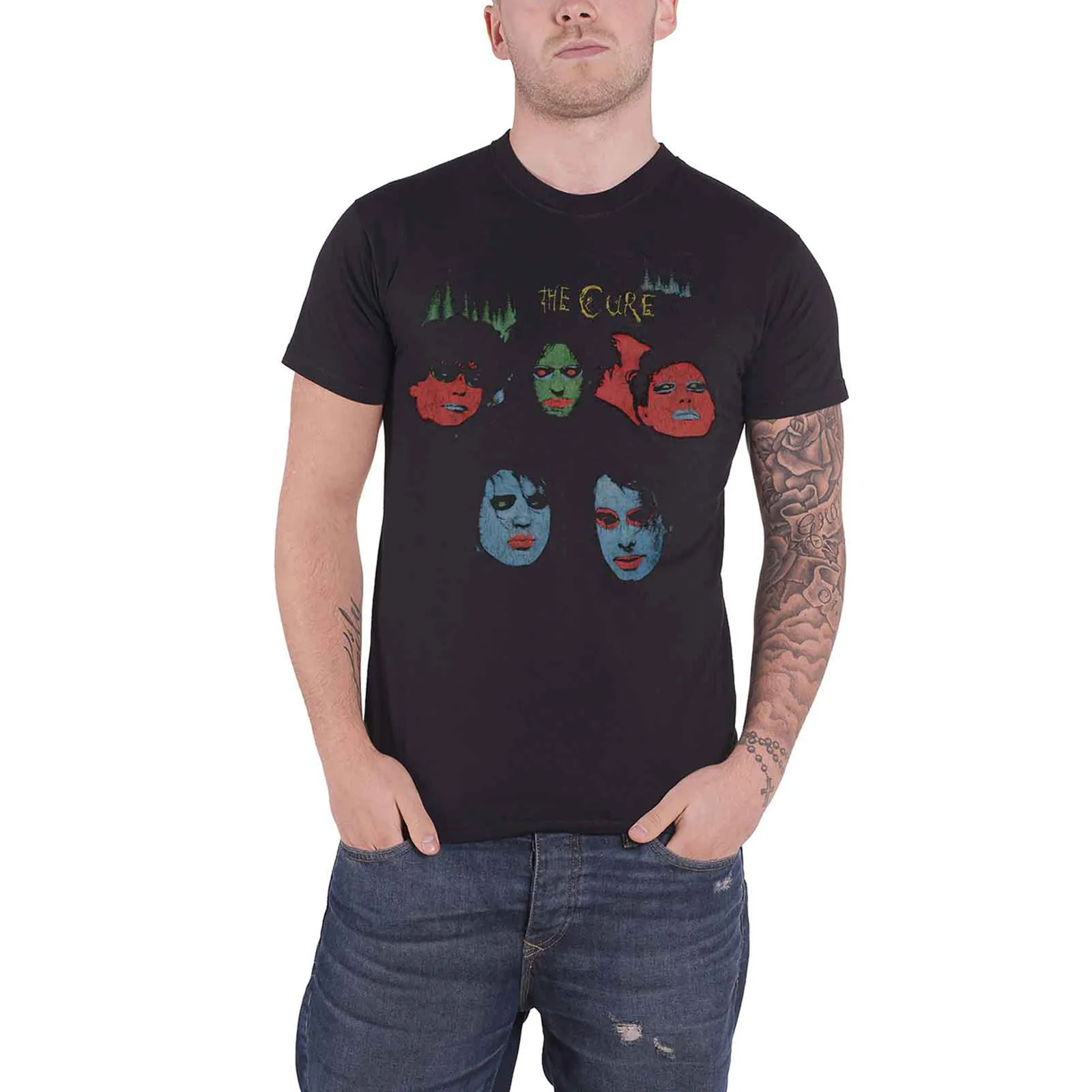 THE CURE - IN BETWEEN DAYS - T-Shirt Black (Back Print) - Image 3