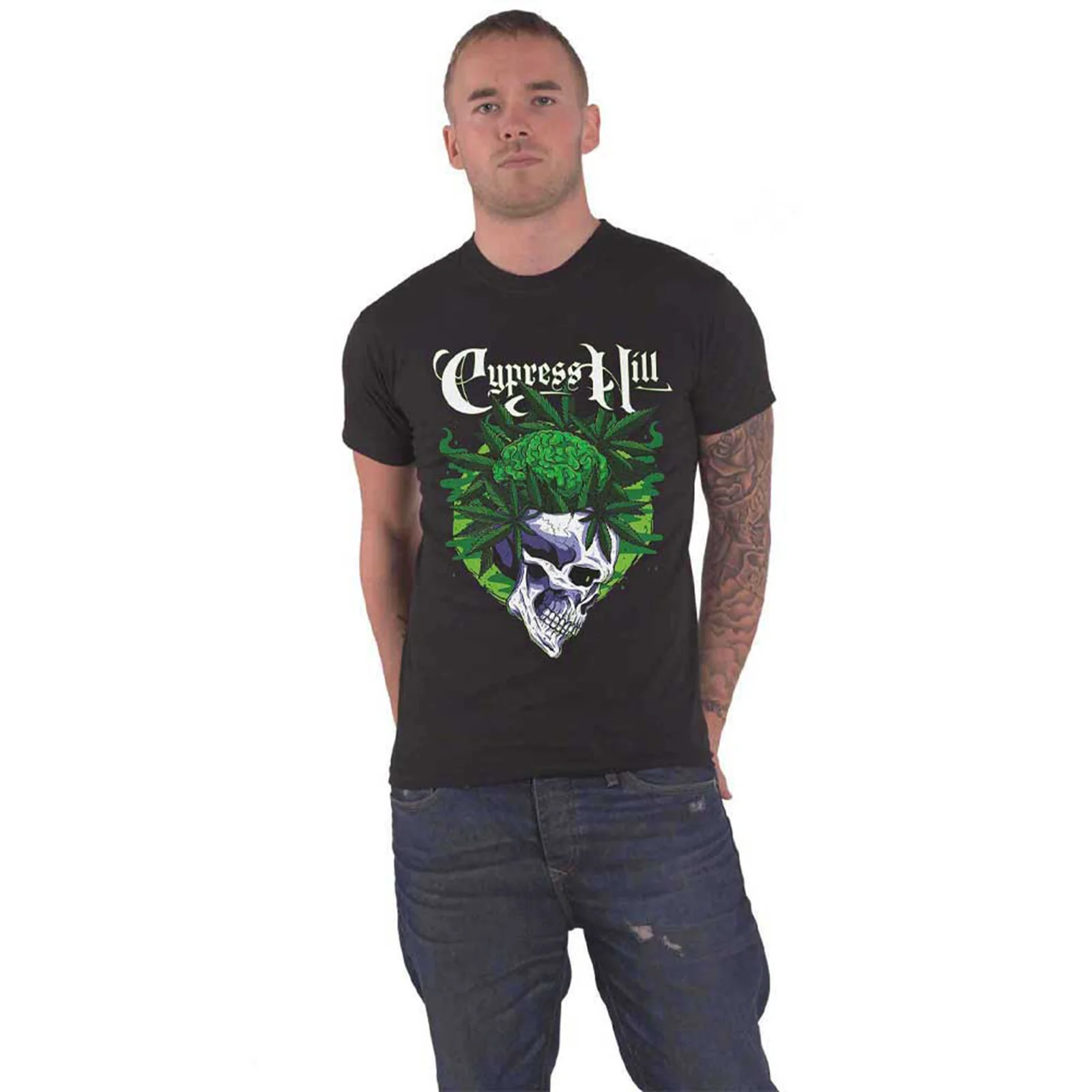 CYPRESS HILL - INSANE IN THE BRAIN - T-Shirt Black (Back Print) - Image 3
