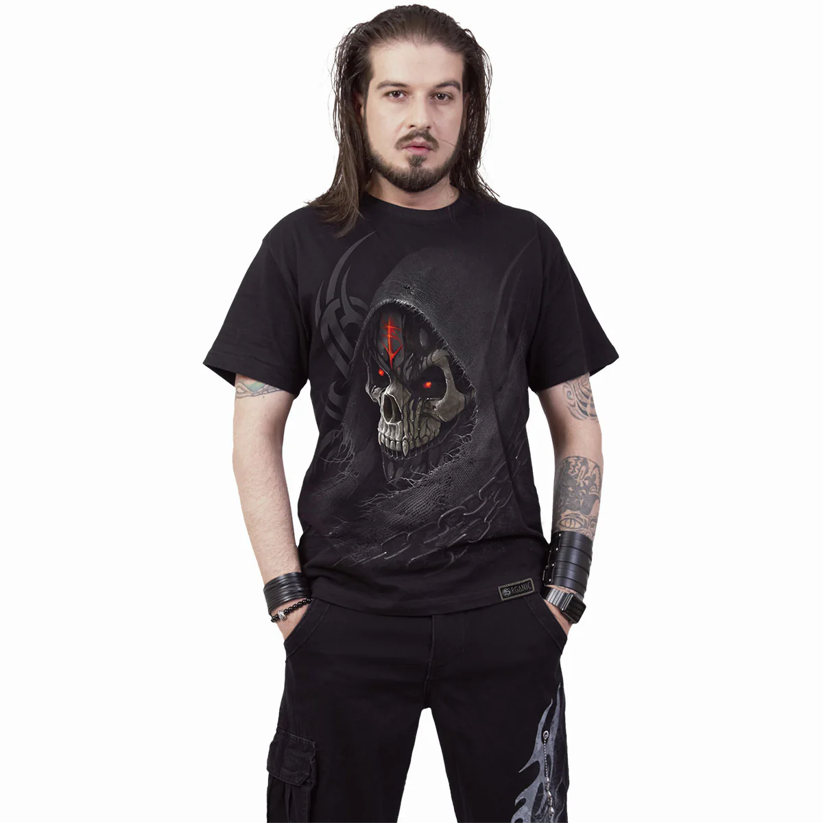 DARK DEATH - Organic T-Shirt - Image 2