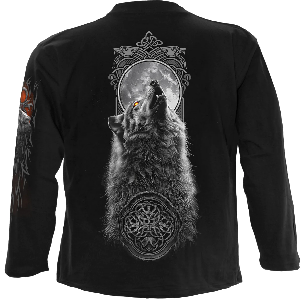 DARKEST FEAR - Longsleeve T-Shirt Black - Image 2