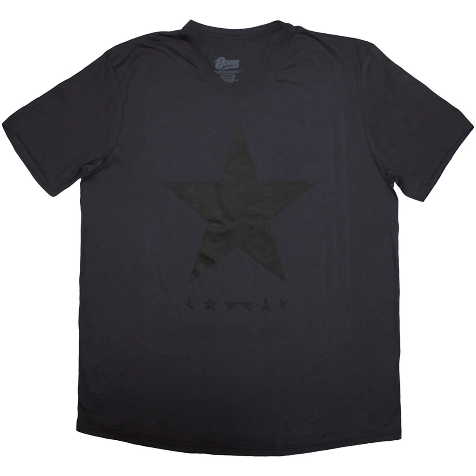DAVID BOWIE - BLACKSTAR ON GREY - T-Shirt Grey
